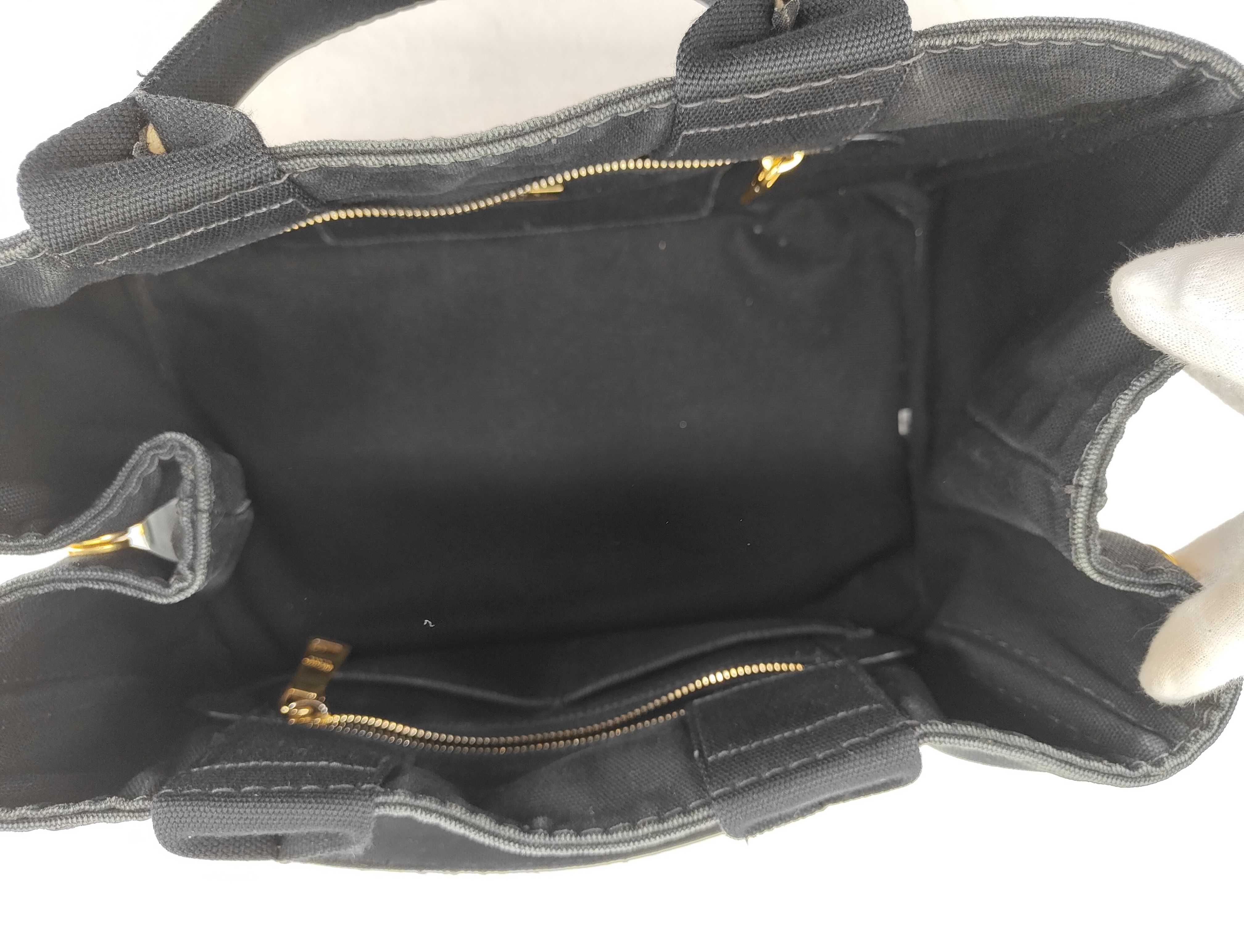 Canapa Tote Bag, Canvas, Black Tote Bag — view 9