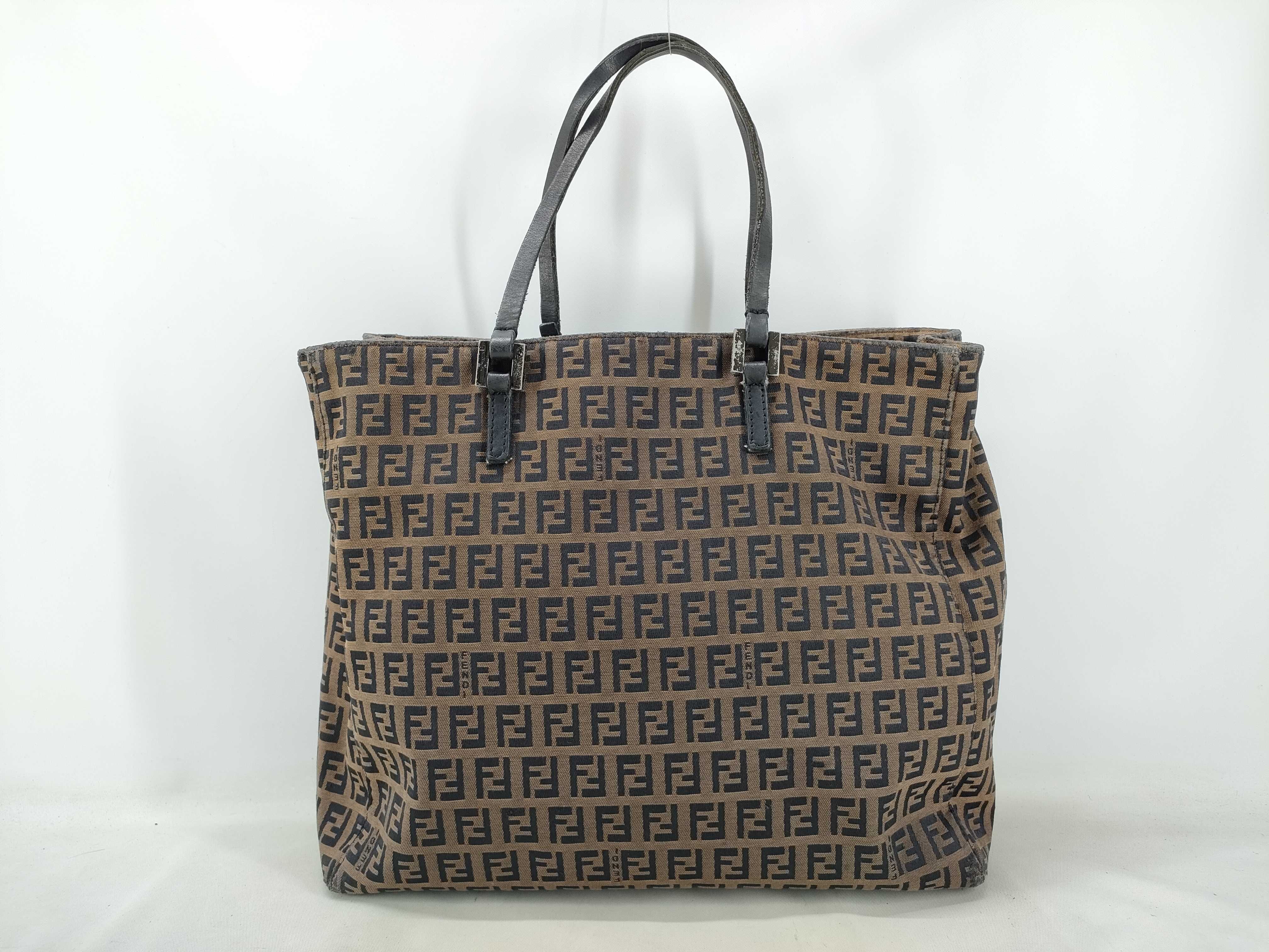 Zucca pattern Fendi Zucchino handbag tote bag