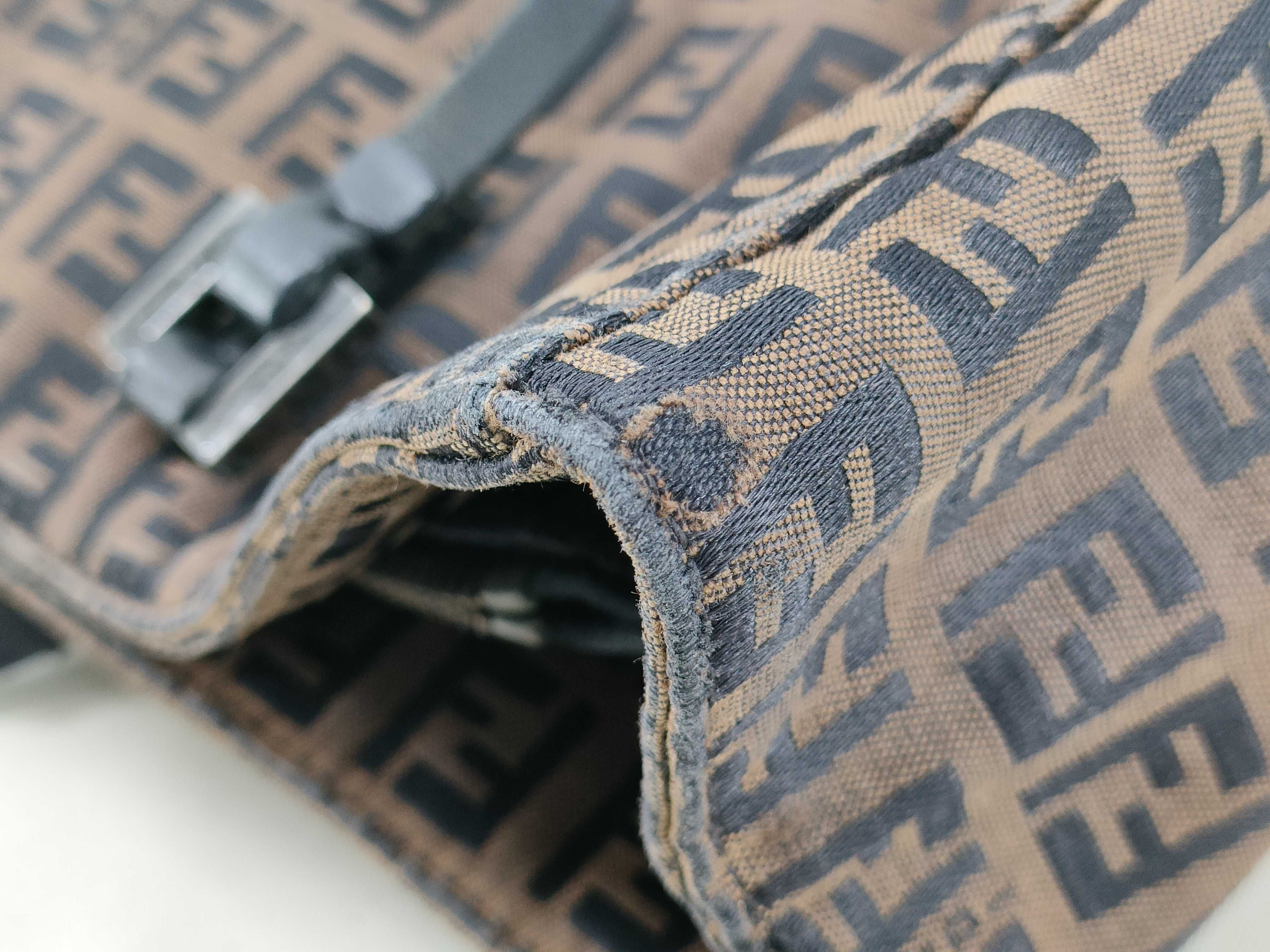 Zucca pattern Fendi Zucchino handbag tote bag — view 14