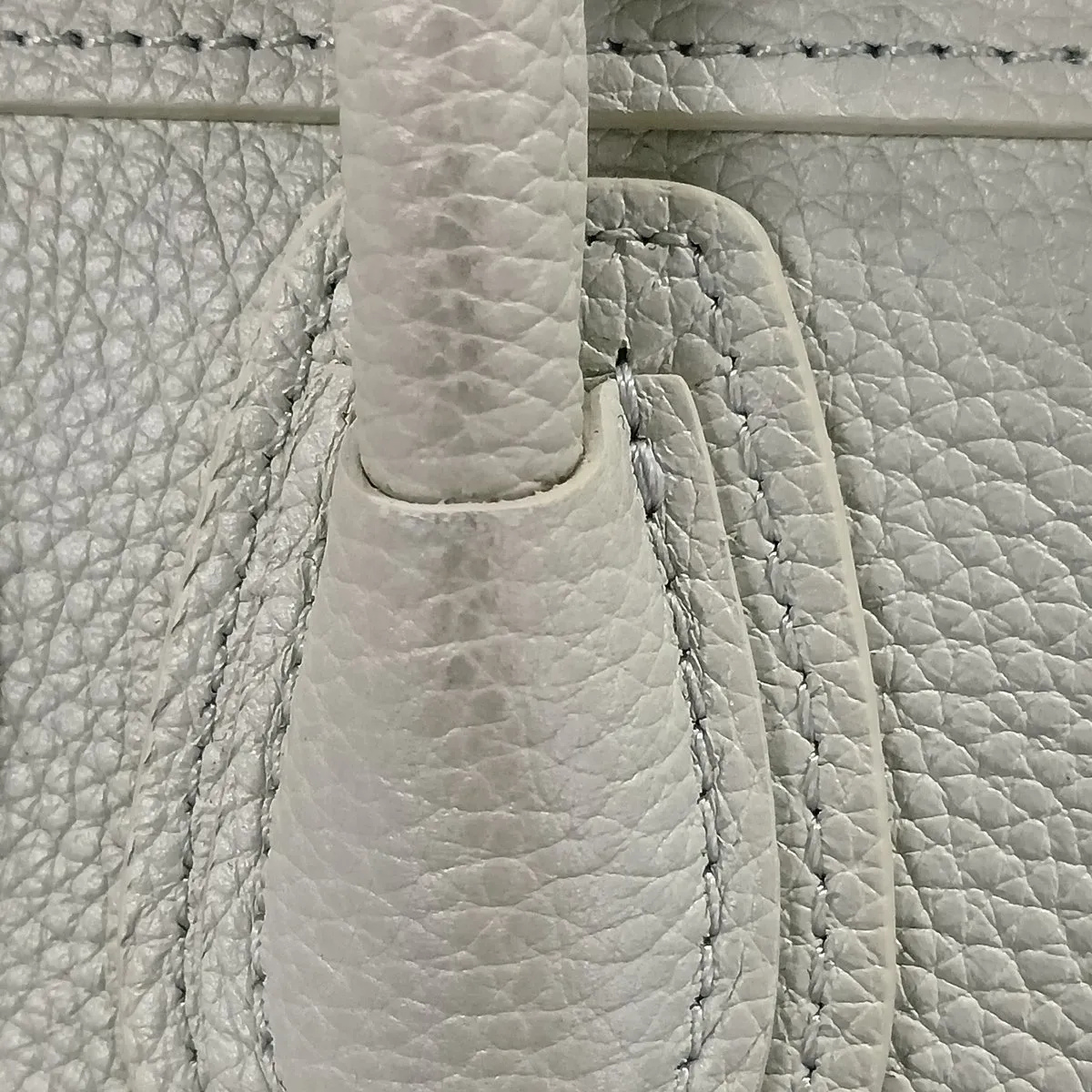 Luggage Nano Shopper Leather 2-Way Handbag, Green — view 15