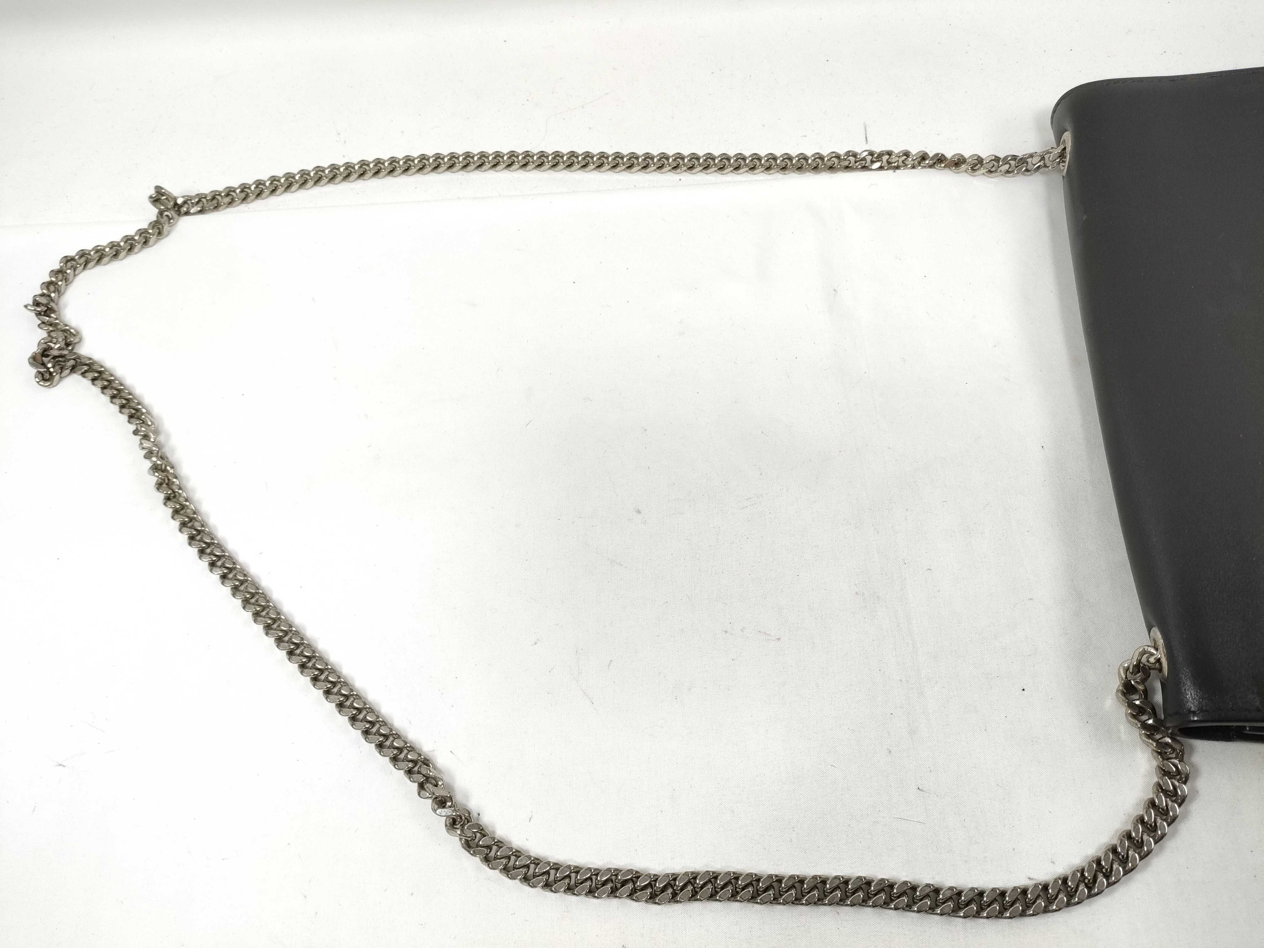 Classic Kate Leather Chain Shoulder Bag Black Shoulder Bag — view 3