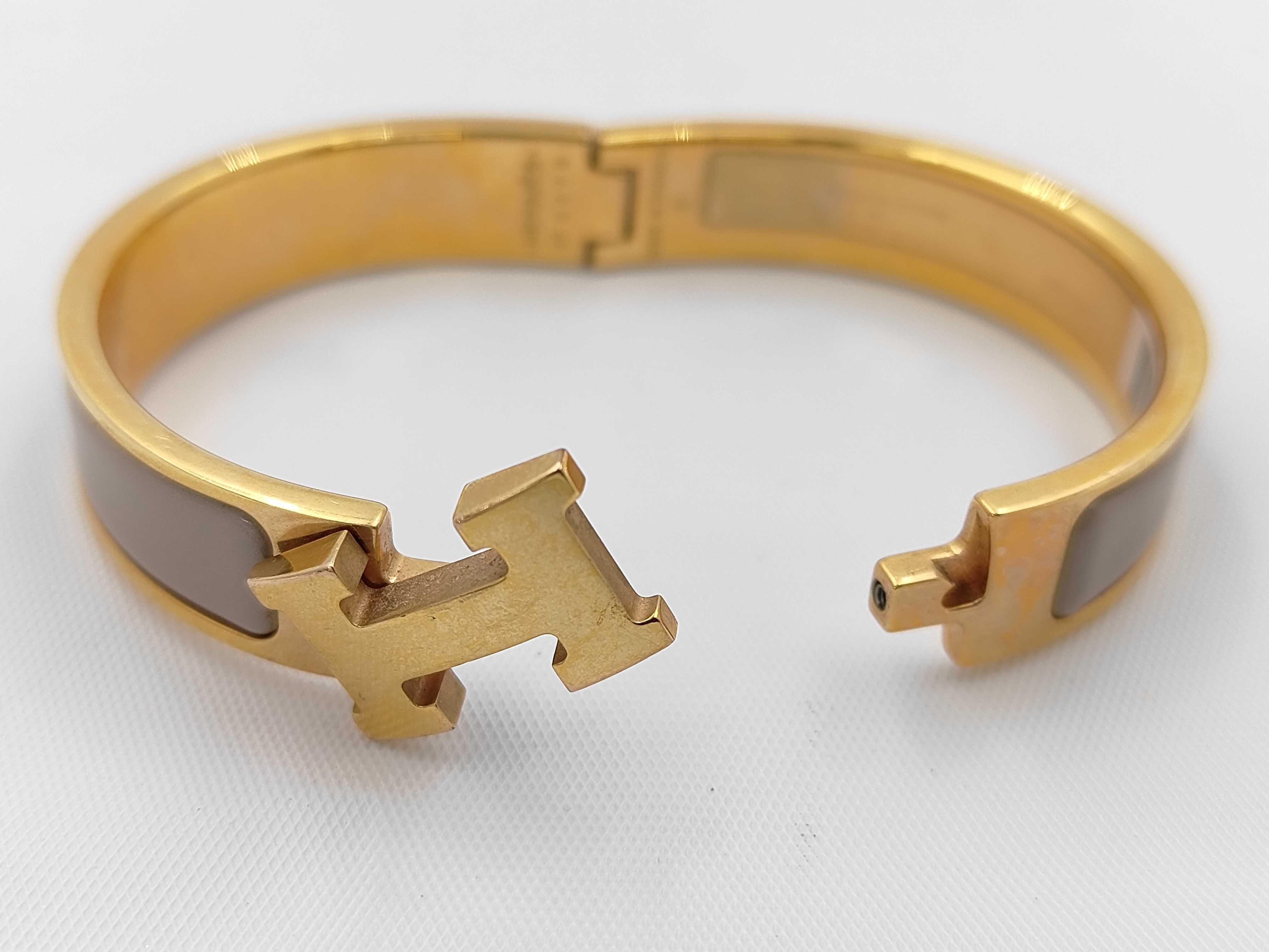 Grey GP Hardware Click H Bracelet/Bangle — view 2