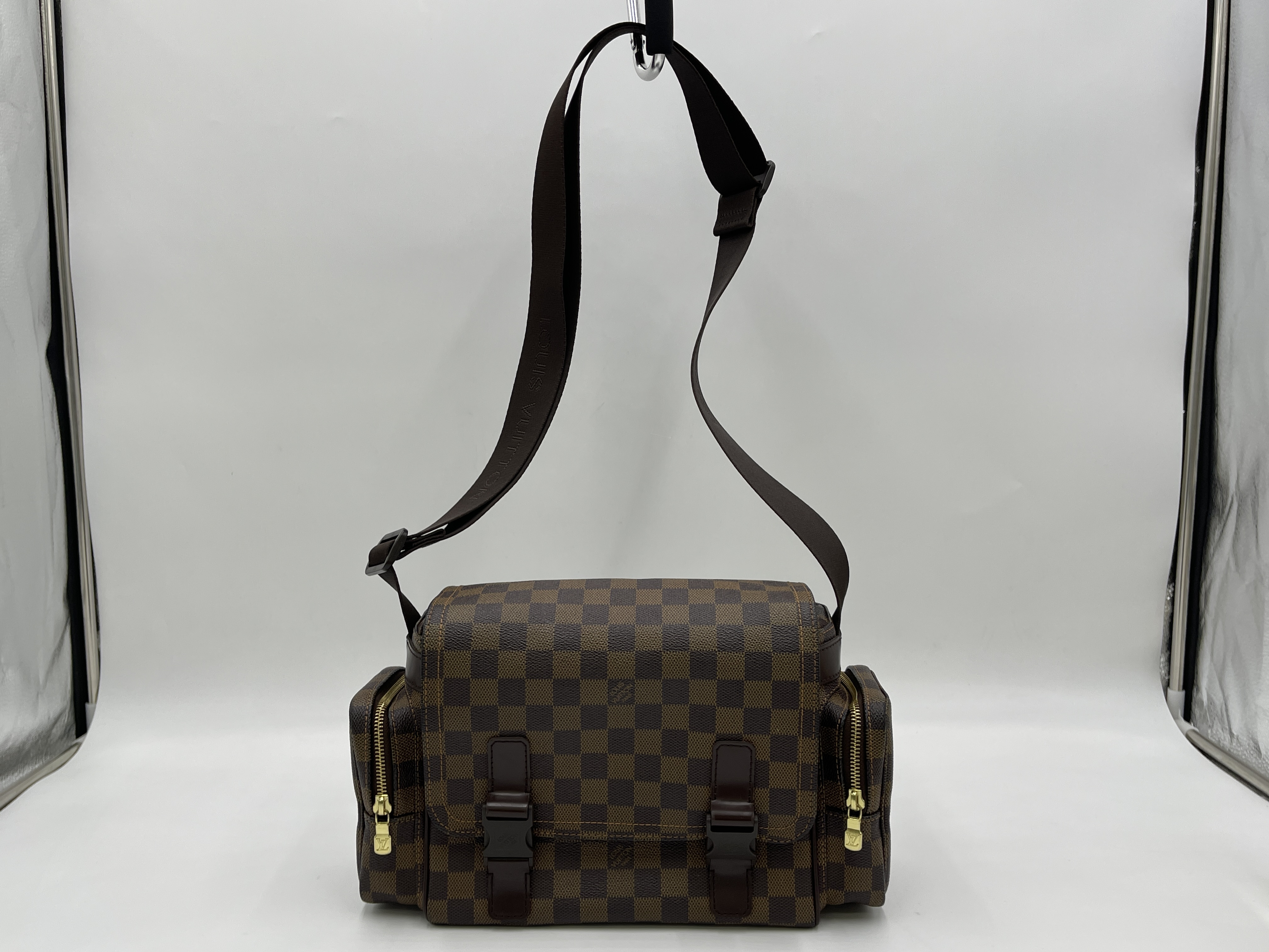 Damier Reporter Melville N51126 MI0076 Shoulder Bag with Dust Bag — view 2