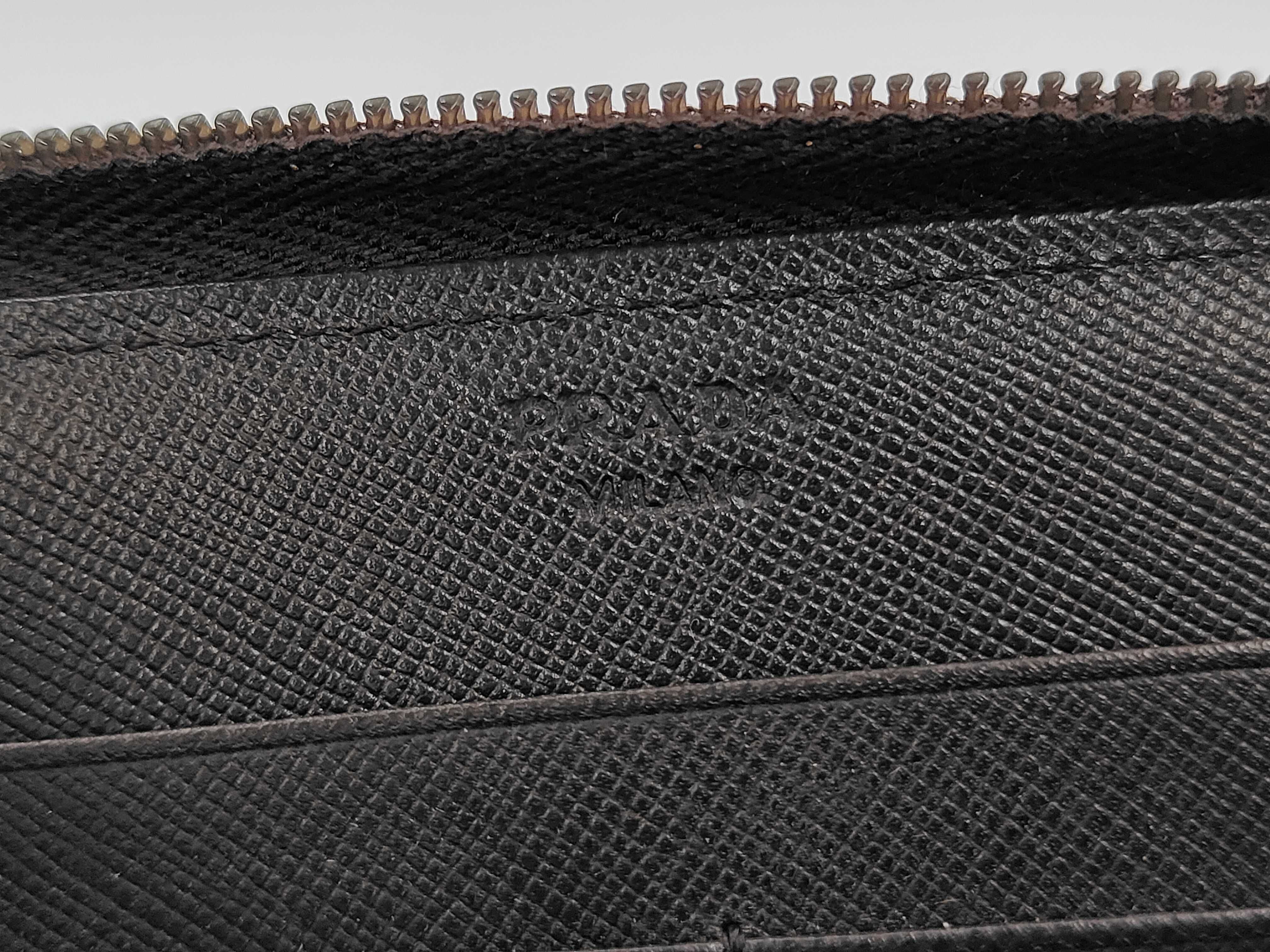 Nylon Long Wallet, Round Nylon, Brown, M506 — view 8