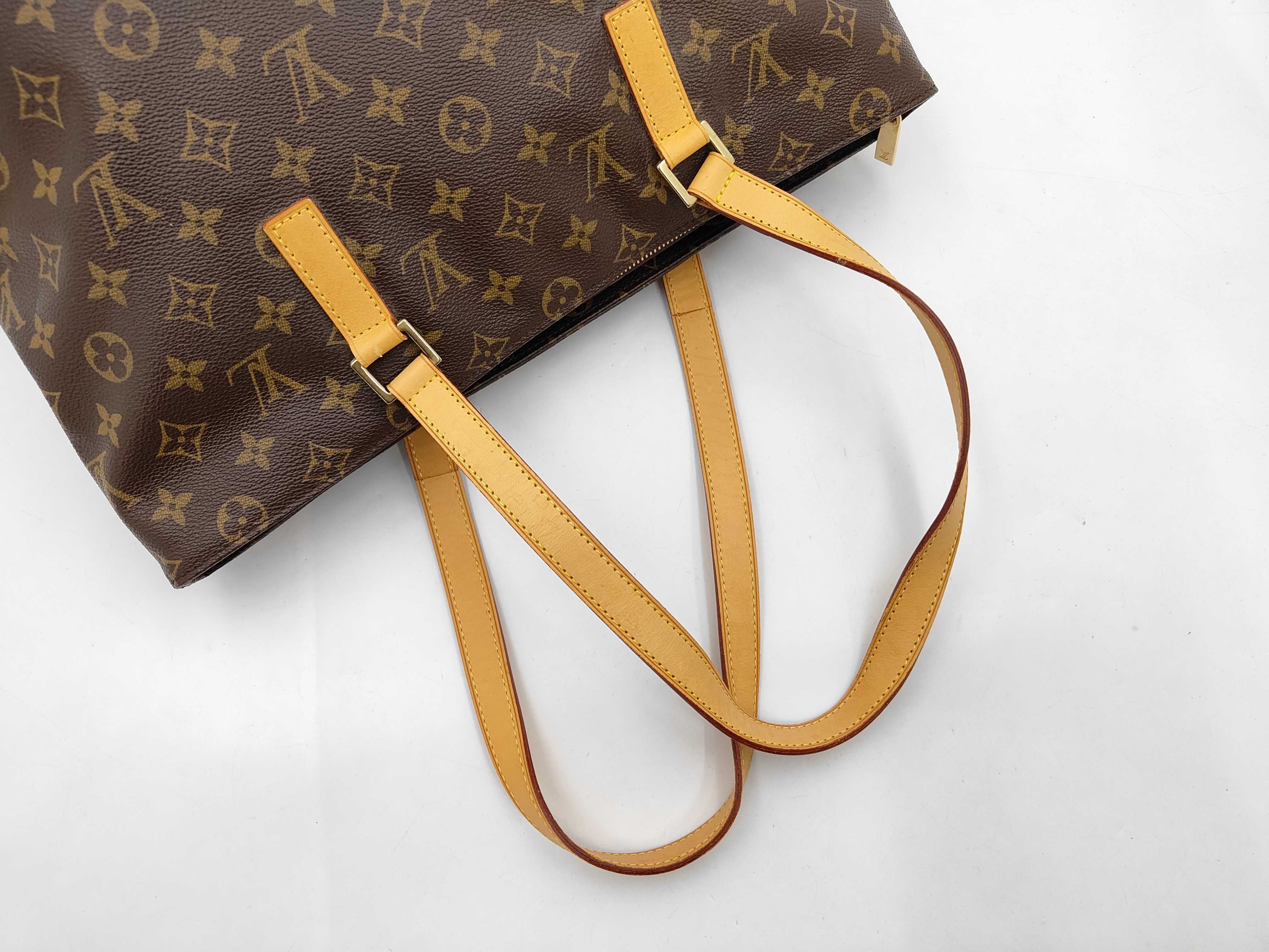 Monogram Louis Vuitton Cabas Mezzo Tote Bag — view 3