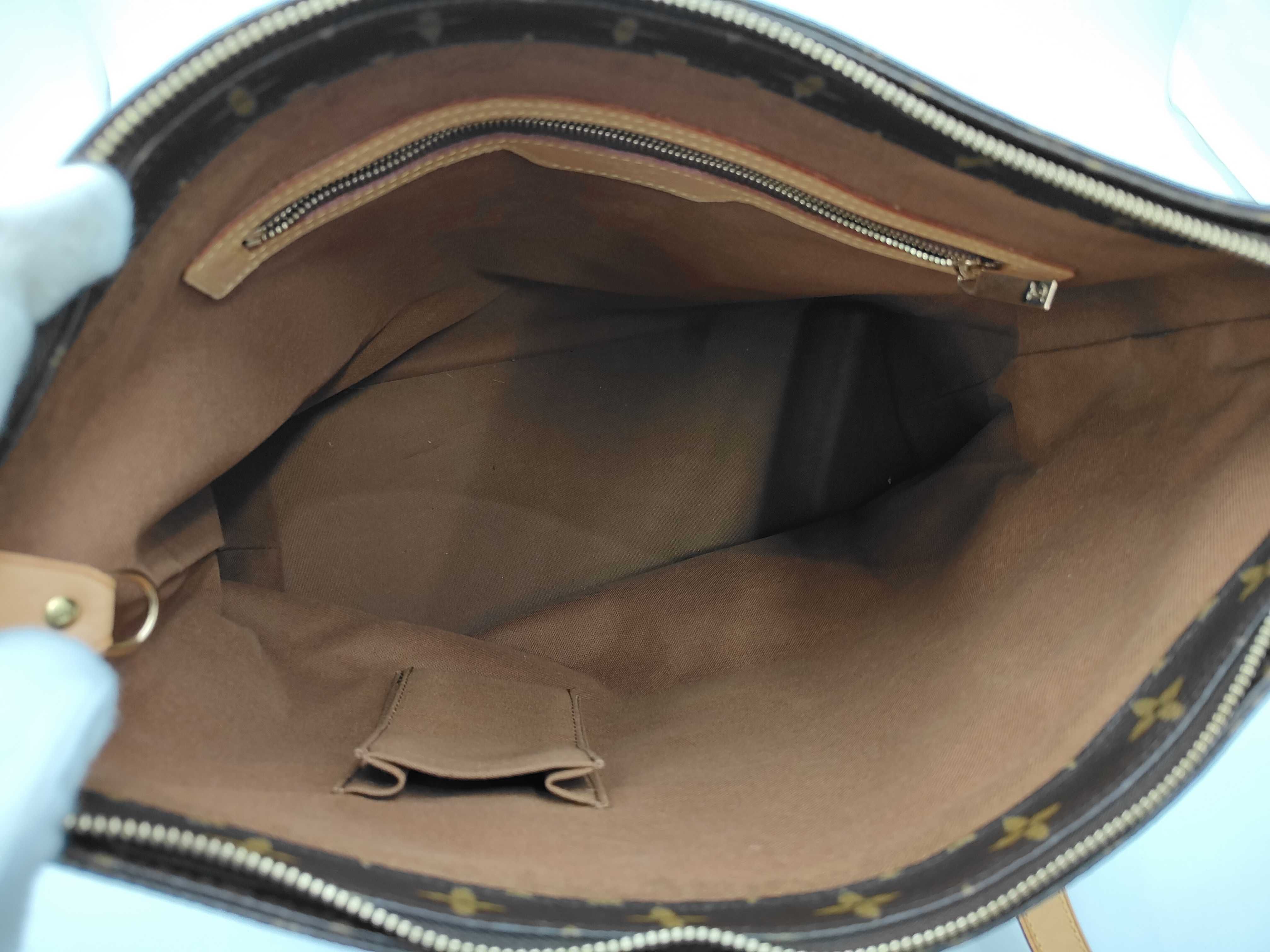 Monogram Louis Vuitton Cabas Mezzo Tote Bag — view 9
