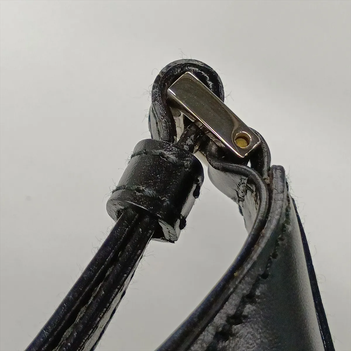 Jackie Leather Shoulder Bag, Black — view 13