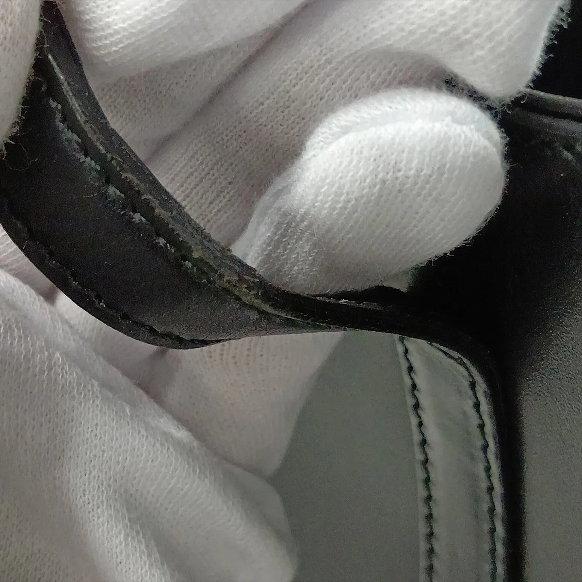 Jackie Leather Shoulder Bag, Black — view 14