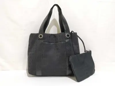 Bulgari Canvas Logomania Handbag