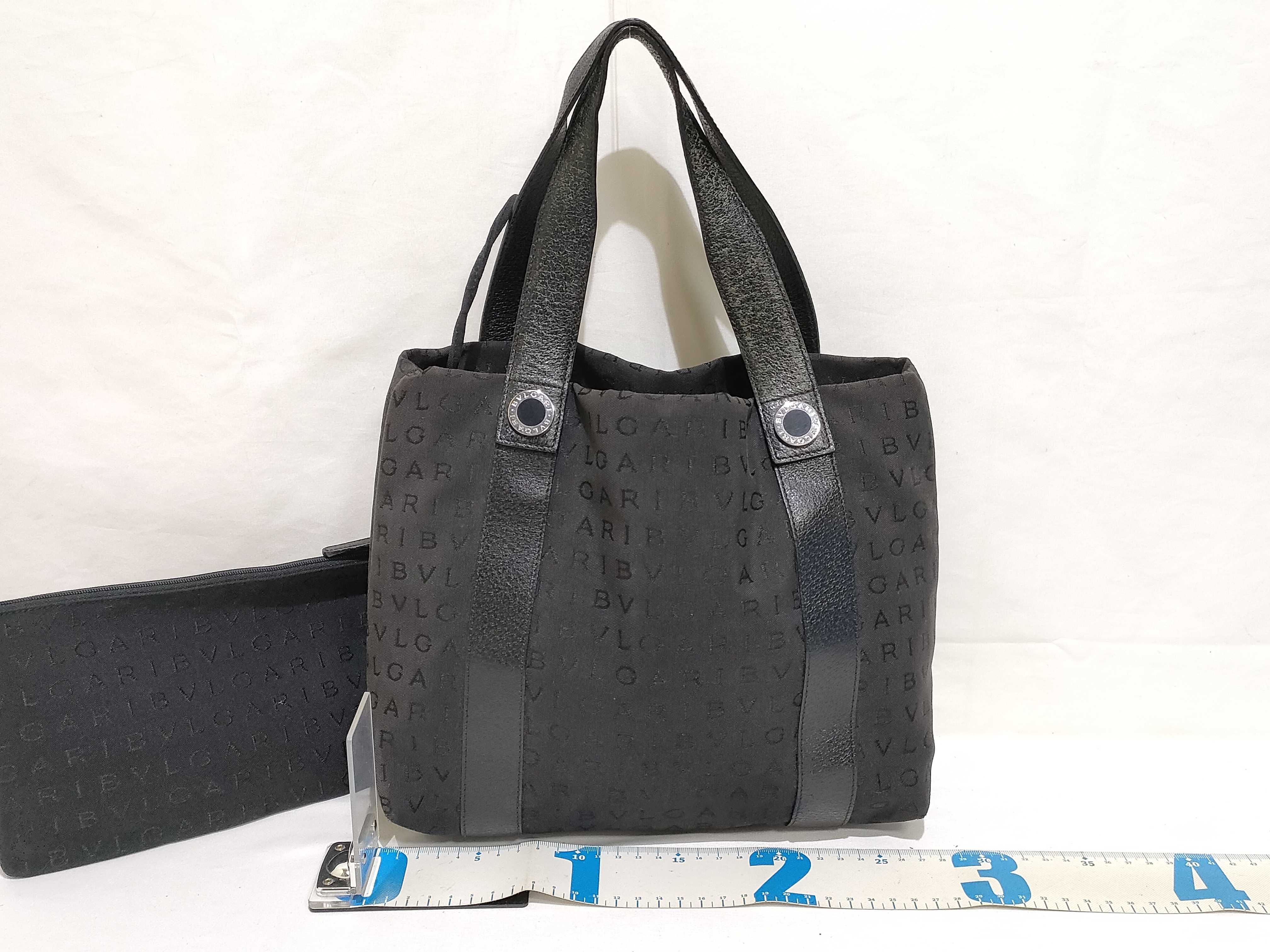 Bulgari Canvas Logomania Handbag — view 2