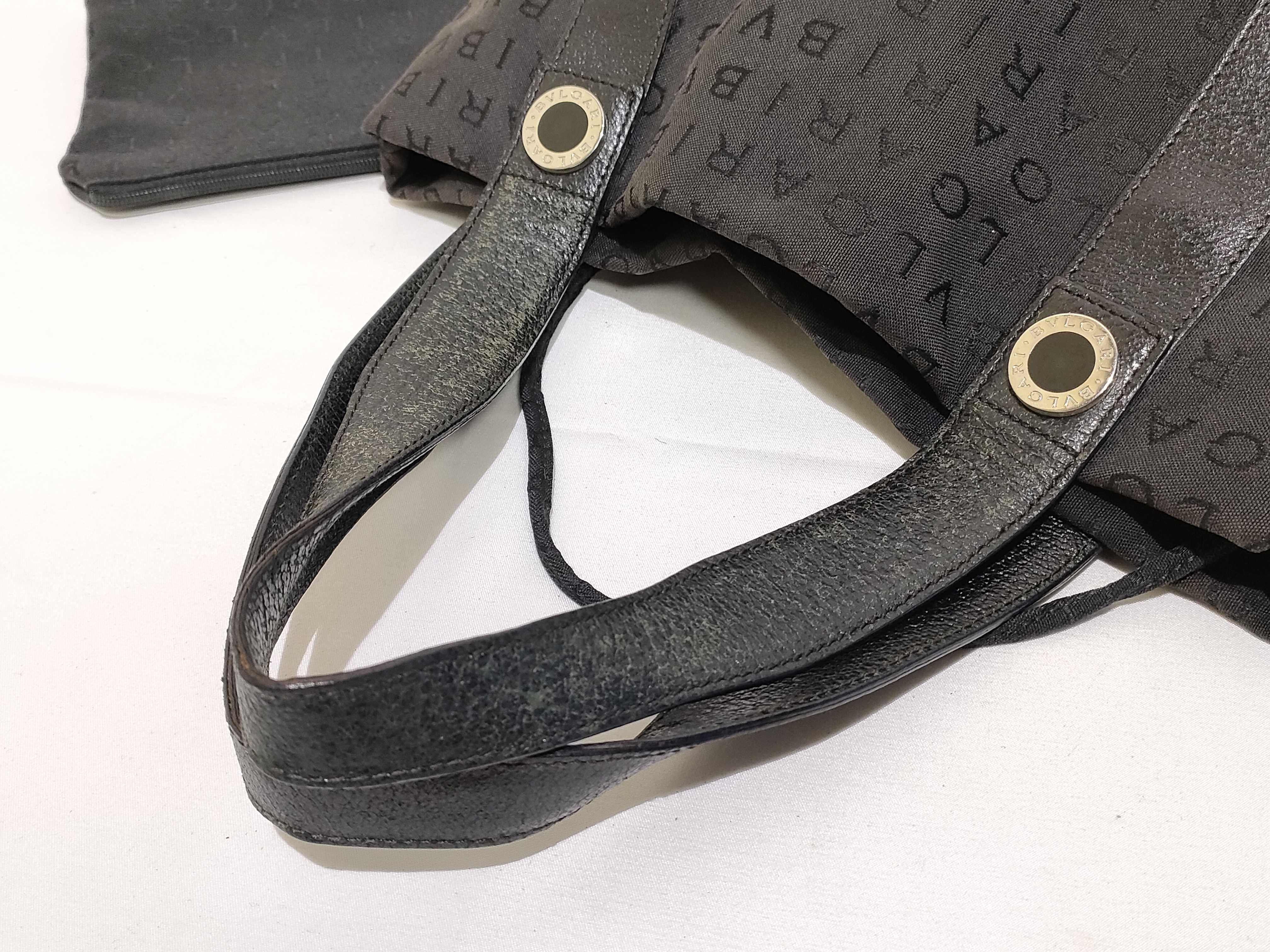 Bulgari Canvas Logomania Handbag — view 3