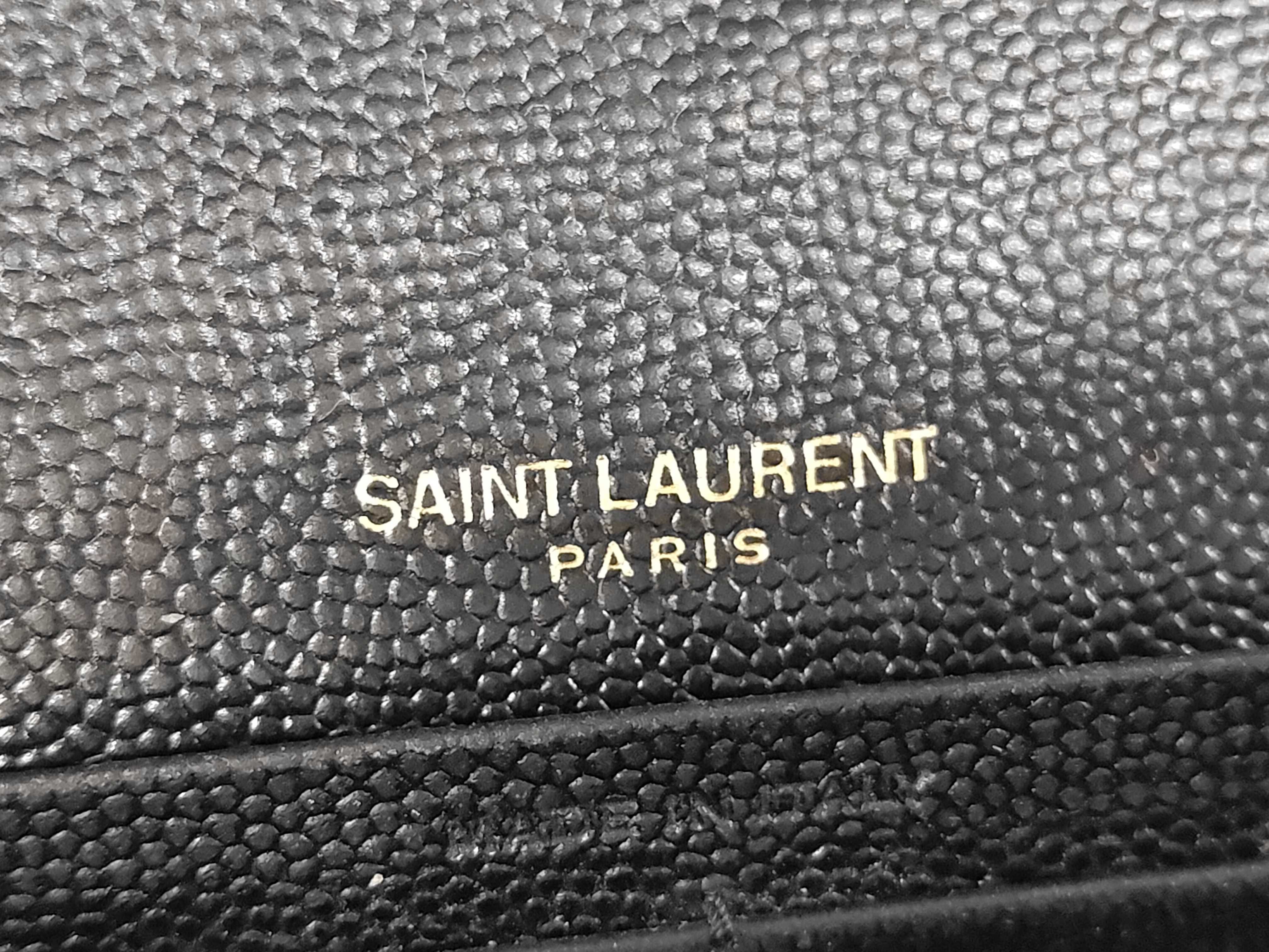 Black Caviar Skin Long Wallet GUE372264 — view 7