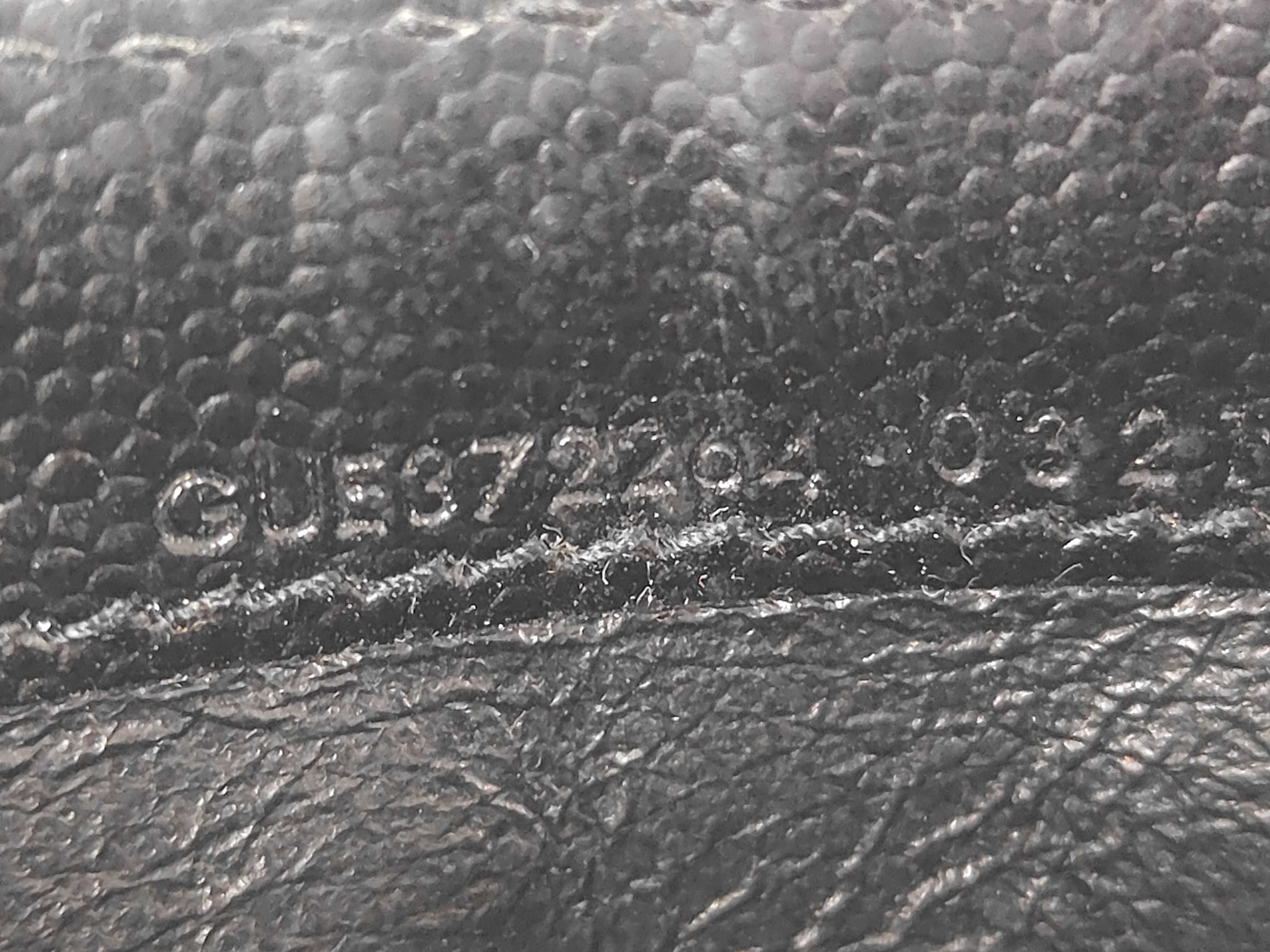 Black Caviar Skin Long Wallet GUE372264 — view 8