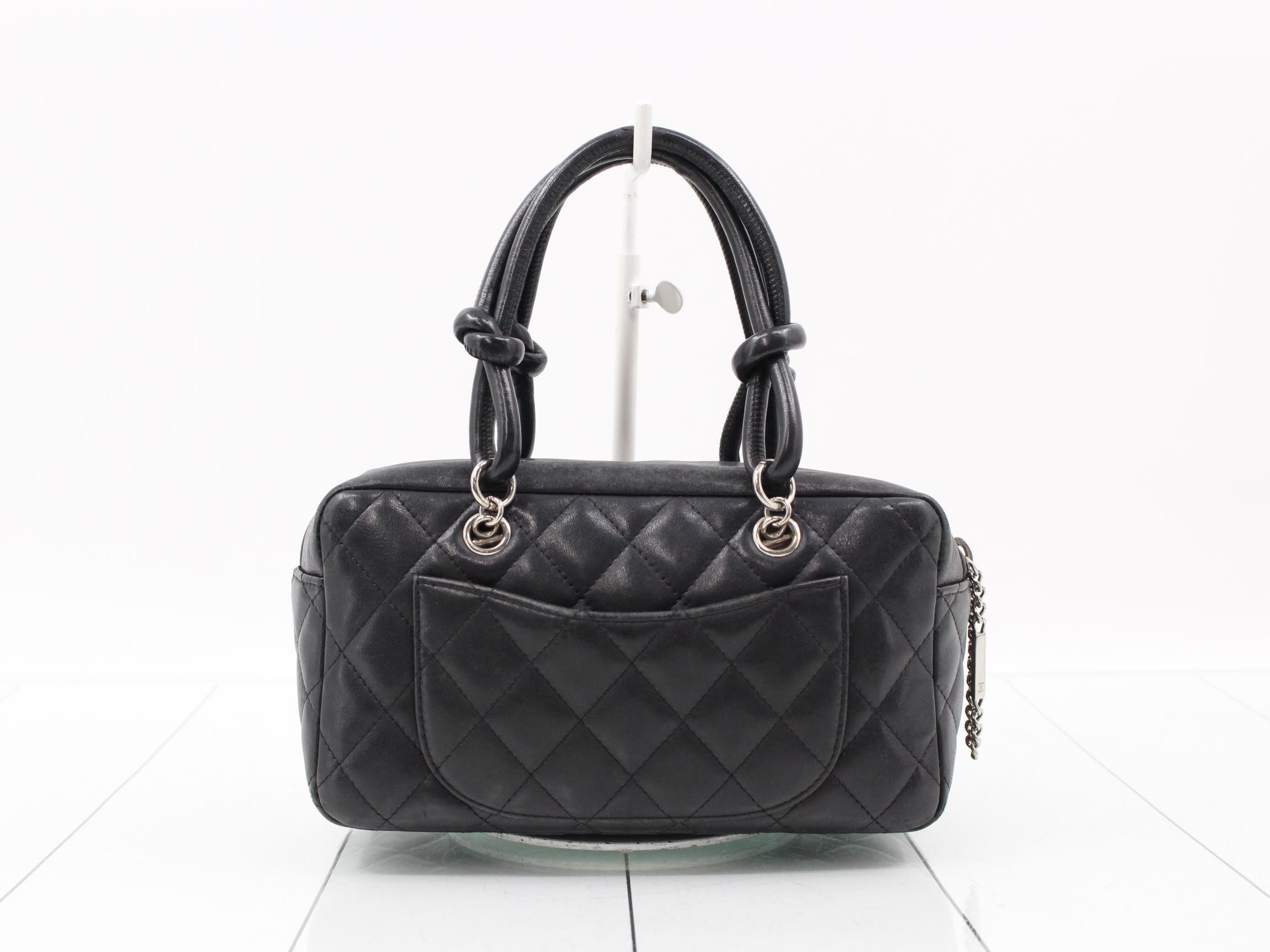 Cambon Line (Bag) - Handbag, Lambskin, Black — view 2