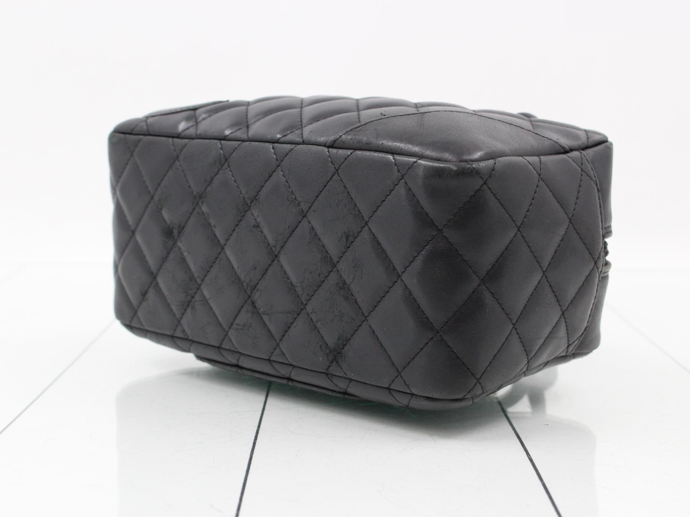 Cambon Line (Bag) - Handbag, Lambskin, Black — view 6