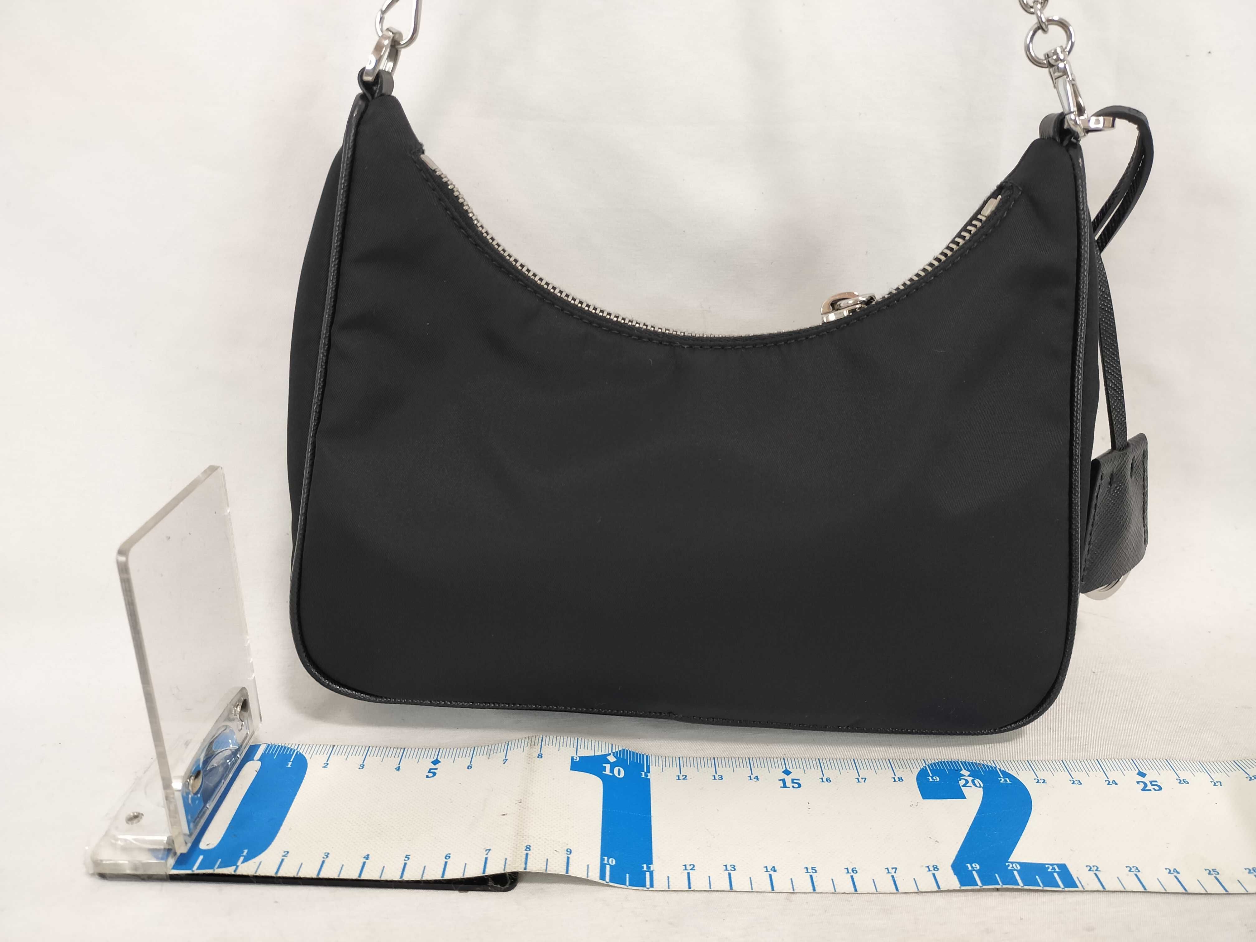 Nylon Prada Nylon Re-Edition 2WAY Chain Shoulder Bag Handbag 1BH204 Shoulder Bag — view 2
