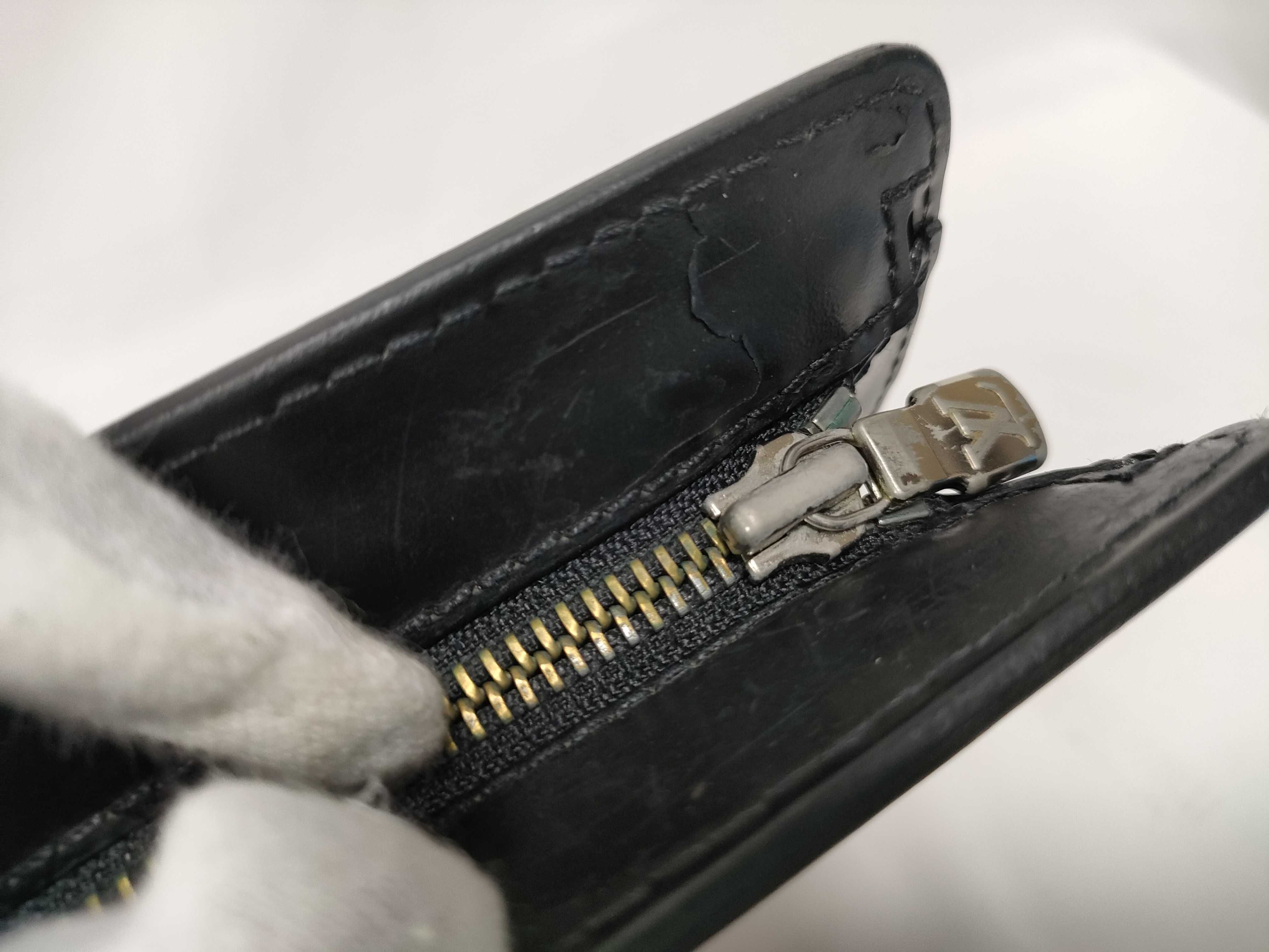 Epi Leather Louis Vuitton M52522 Pochette Homme SR1026 Second Bag Clutch Bag Epi Leather Black Clutch Bag — view 7