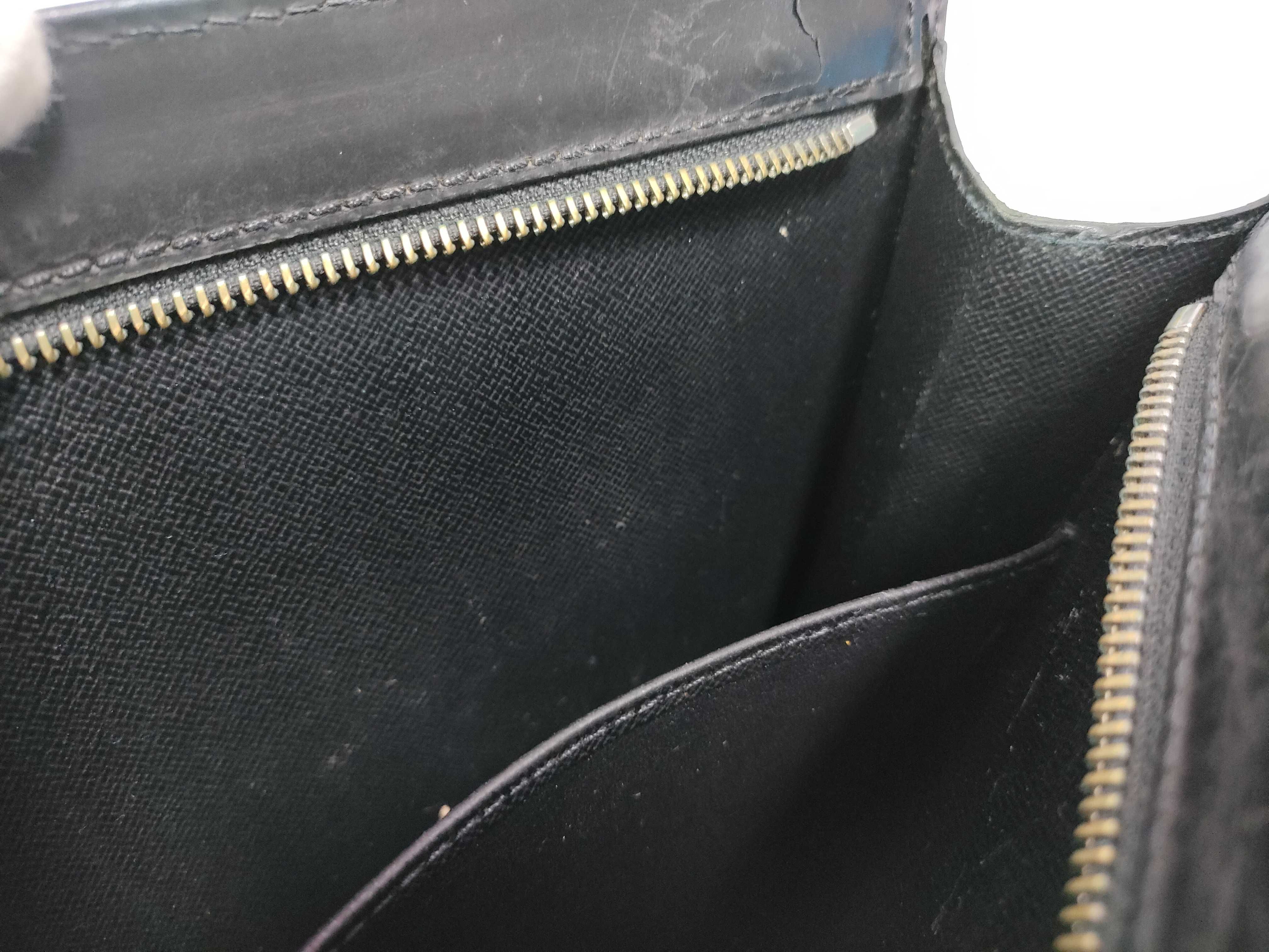 Epi Leather Louis Vuitton M52522 Pochette Homme SR1026 Second Bag Clutch Bag Epi Leather Black Clutch Bag — view 10