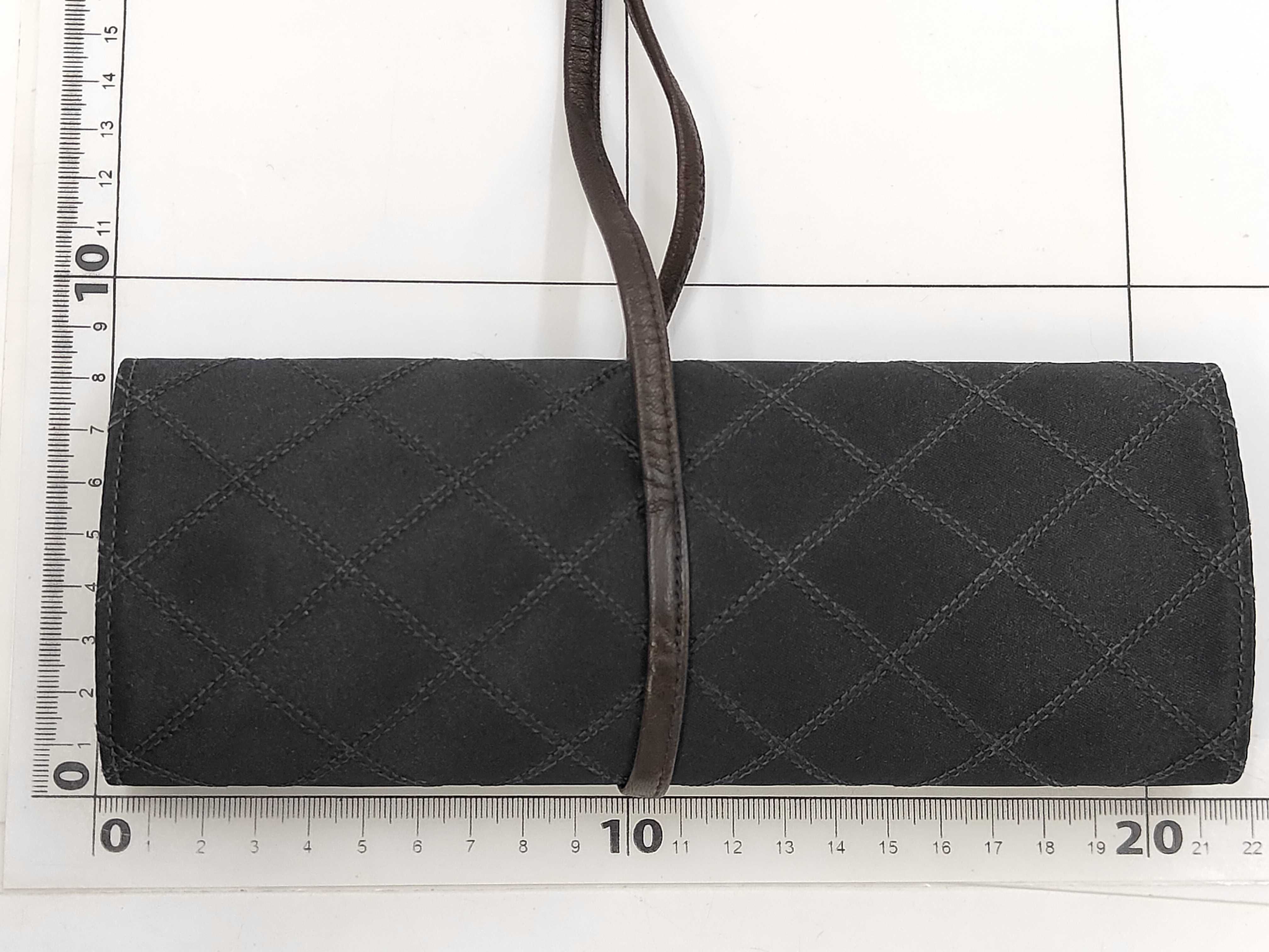 Long Wallet Accessory Pouch Matelassé Coco Mark Black Seal No. 2 Other Small Items — view 2