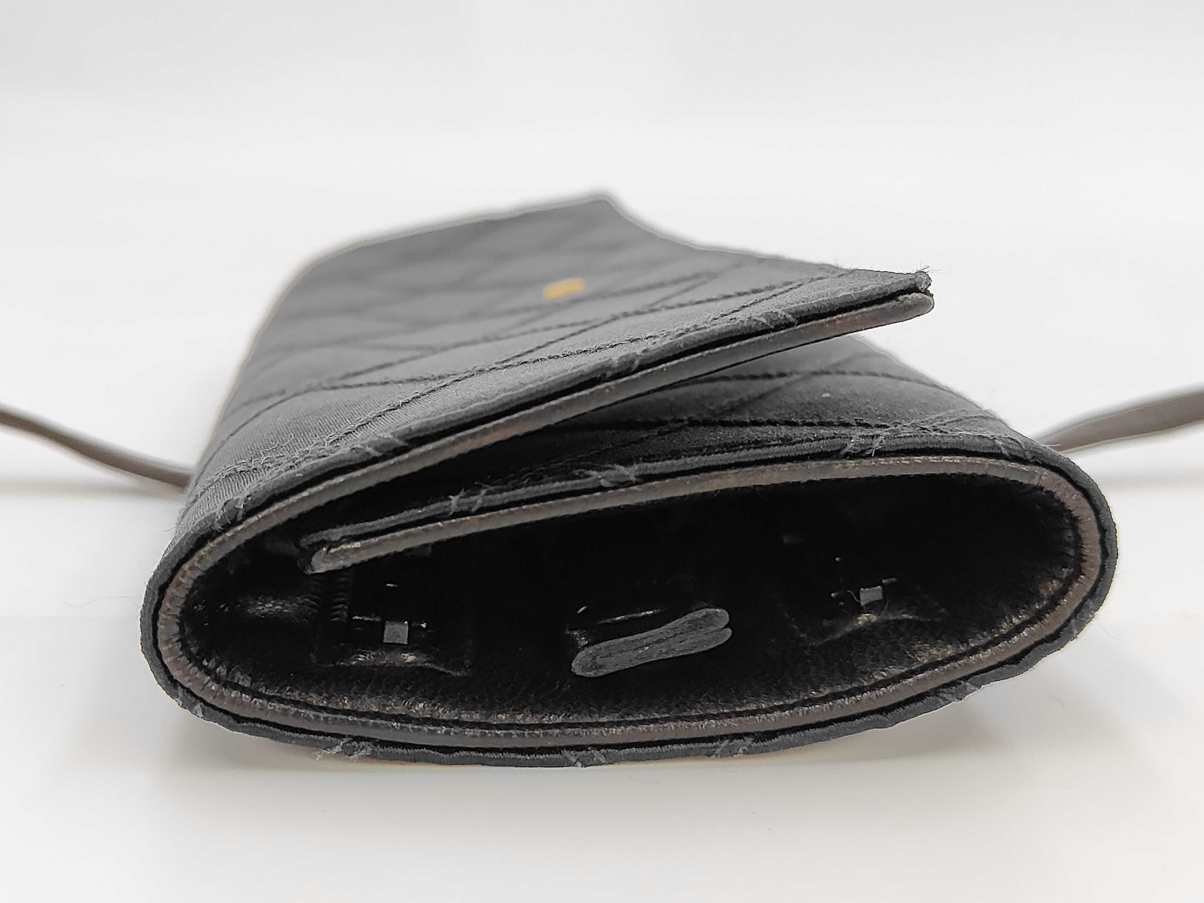 Long Wallet Accessory Pouch Matelassé Coco Mark Black Seal No. 2 Other Small Items — view 4