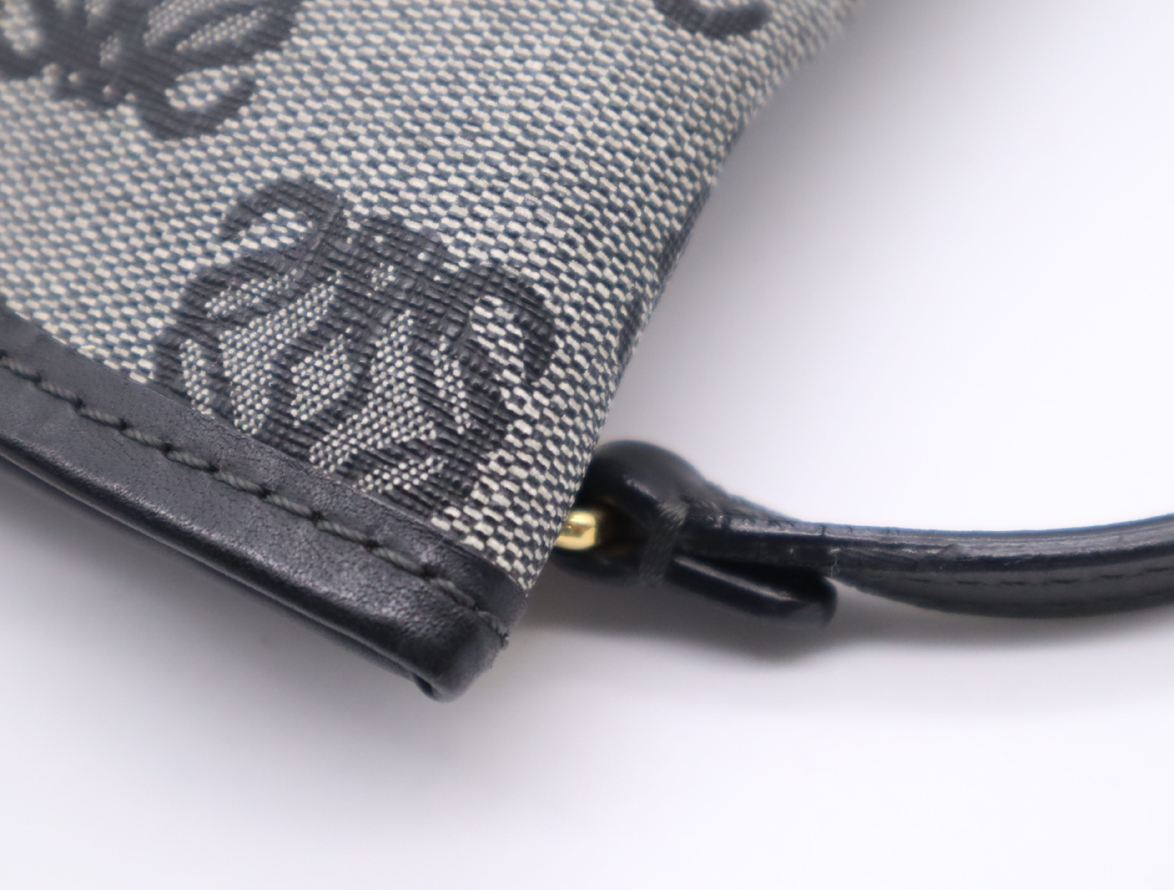 Anagram Shoulder Bag, Gray — view 8