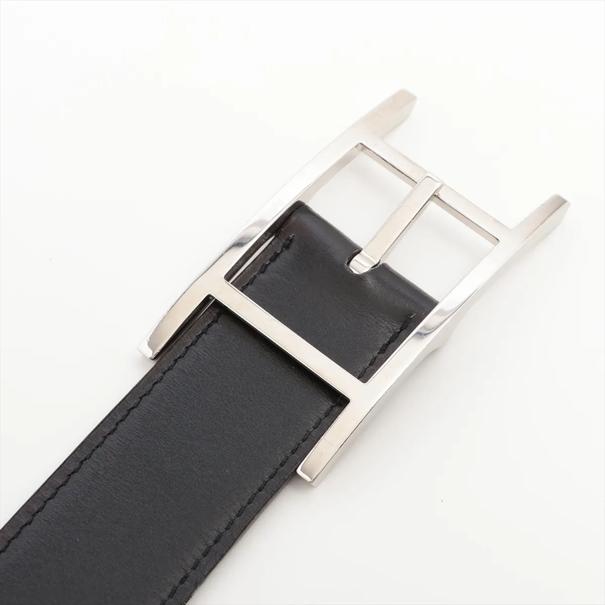 API T:2015 Belt 90 Leather Black x Navy Strong — view 2