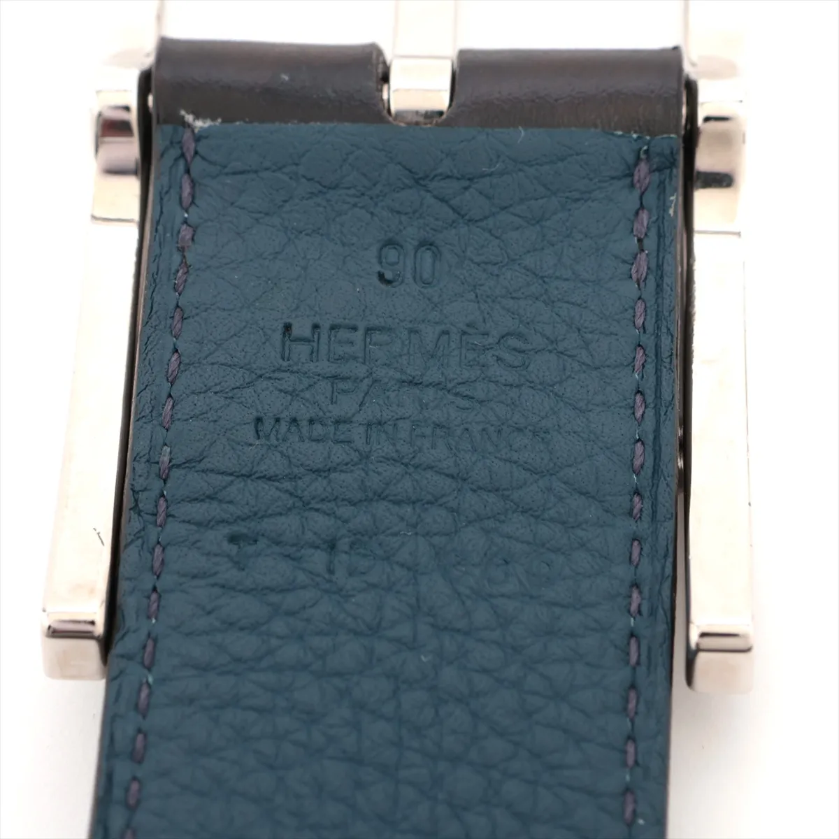 API T:2015 Belt 90 Leather Black x Navy Strong — view 5