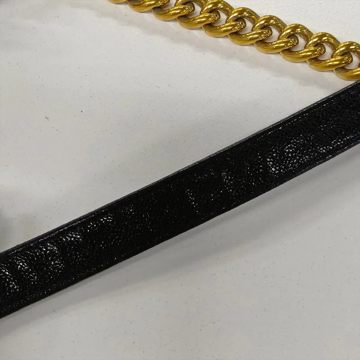Boy Chanel Caviar Skin Chain Wallet, V-stitch, Black, Gold Hardware, 27926180, Serial Number 27 — view 11