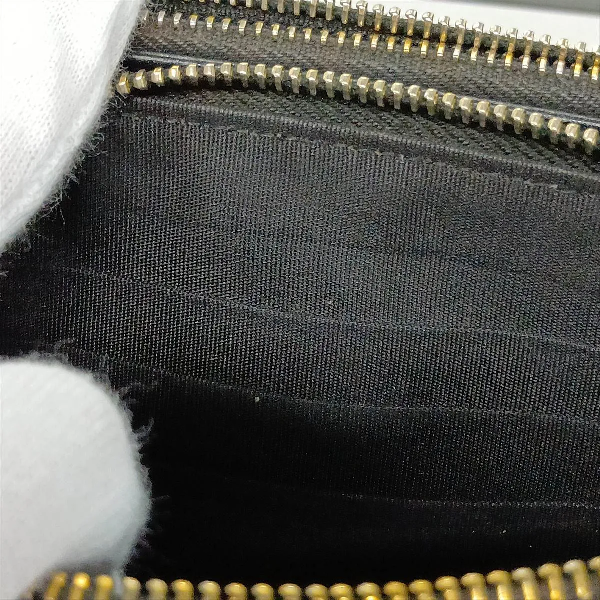 Boy Chanel Caviar Skin Chain Wallet, V-stitch, Black, Gold Hardware, 27926180, Serial Number 27 — view 12