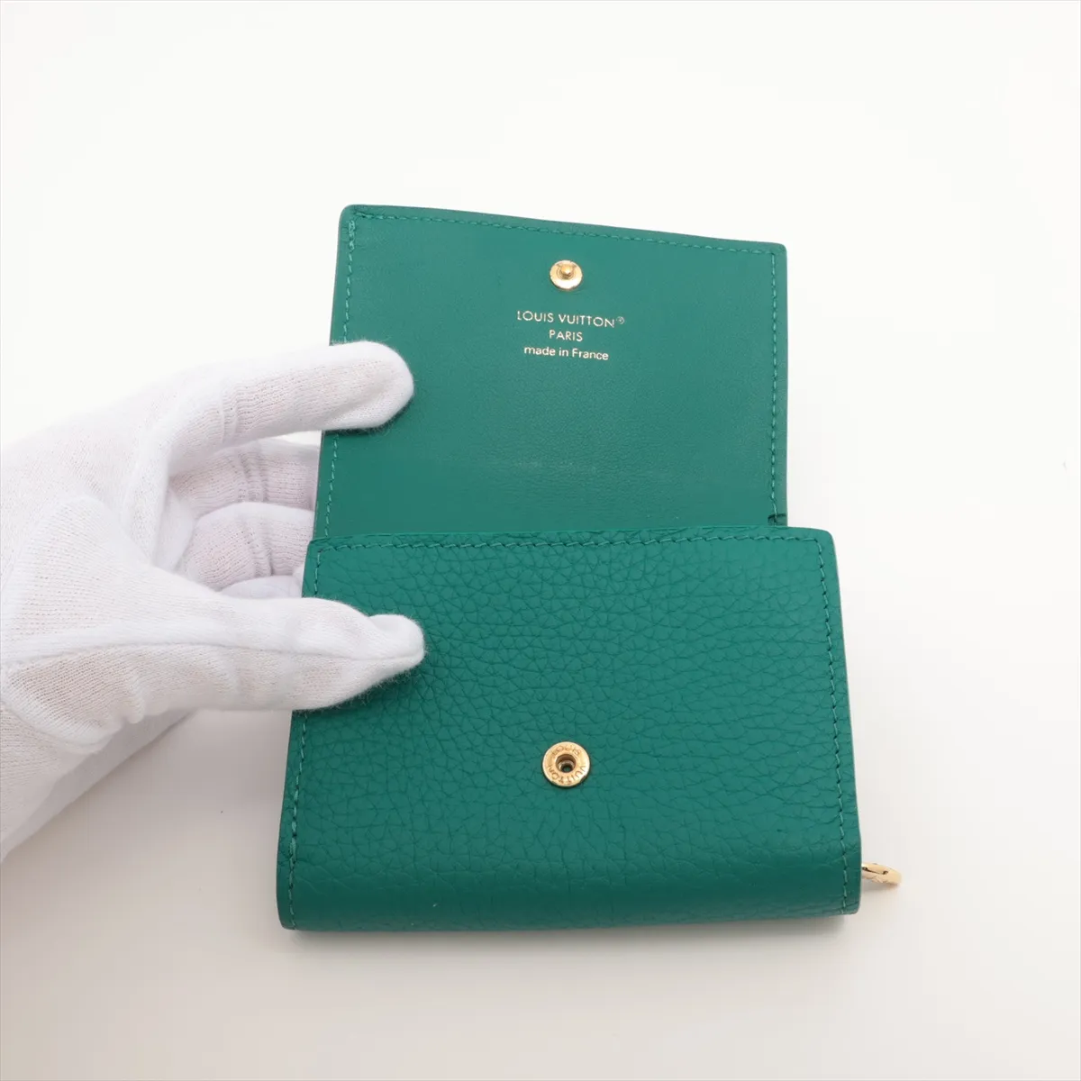 Taurillon Portefeuille Capucines Tiny M12407 Emroad Compact Wallet RFID Reactive — view 3