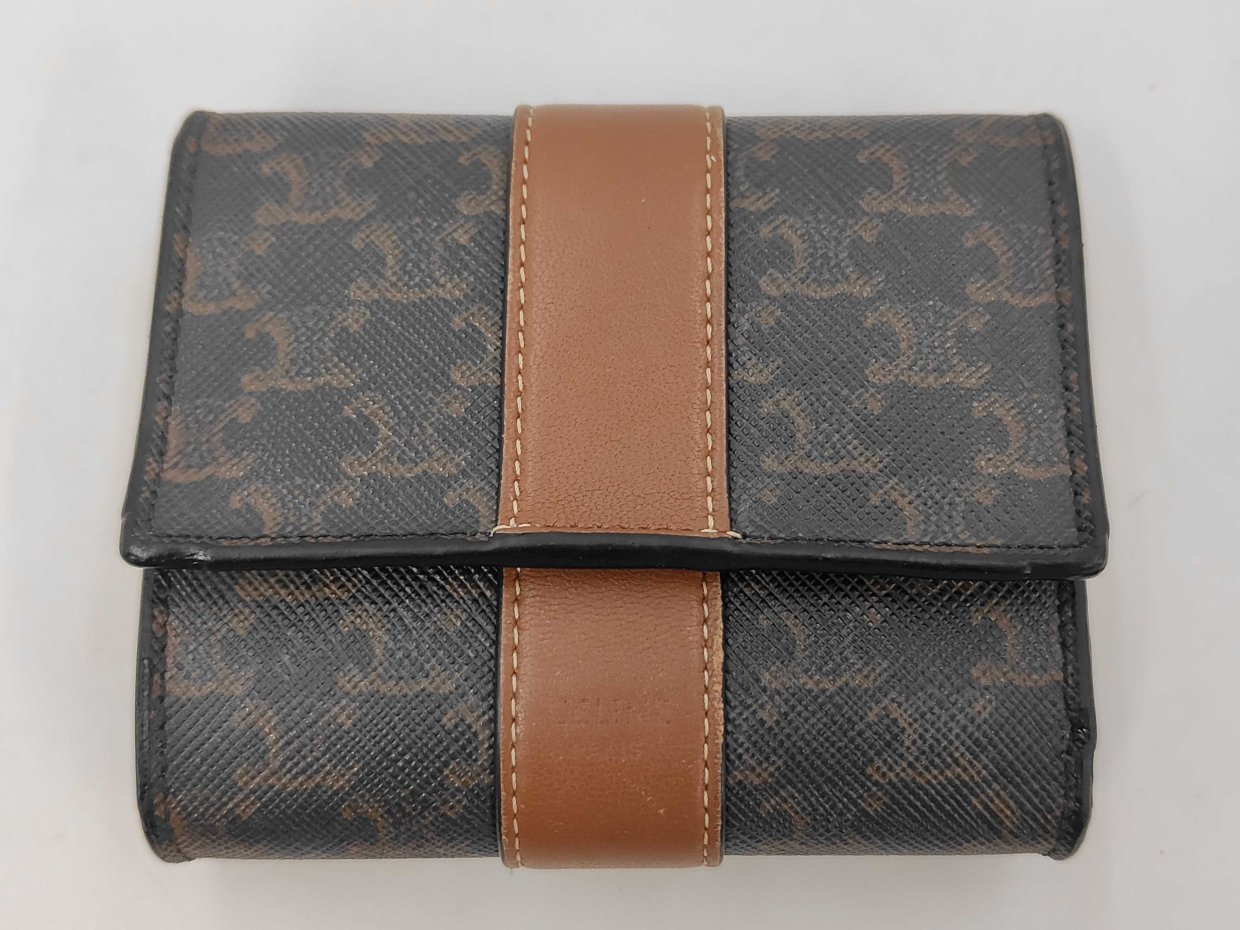 Triomphe Pattern Trifold Wallet - Compact Wallet