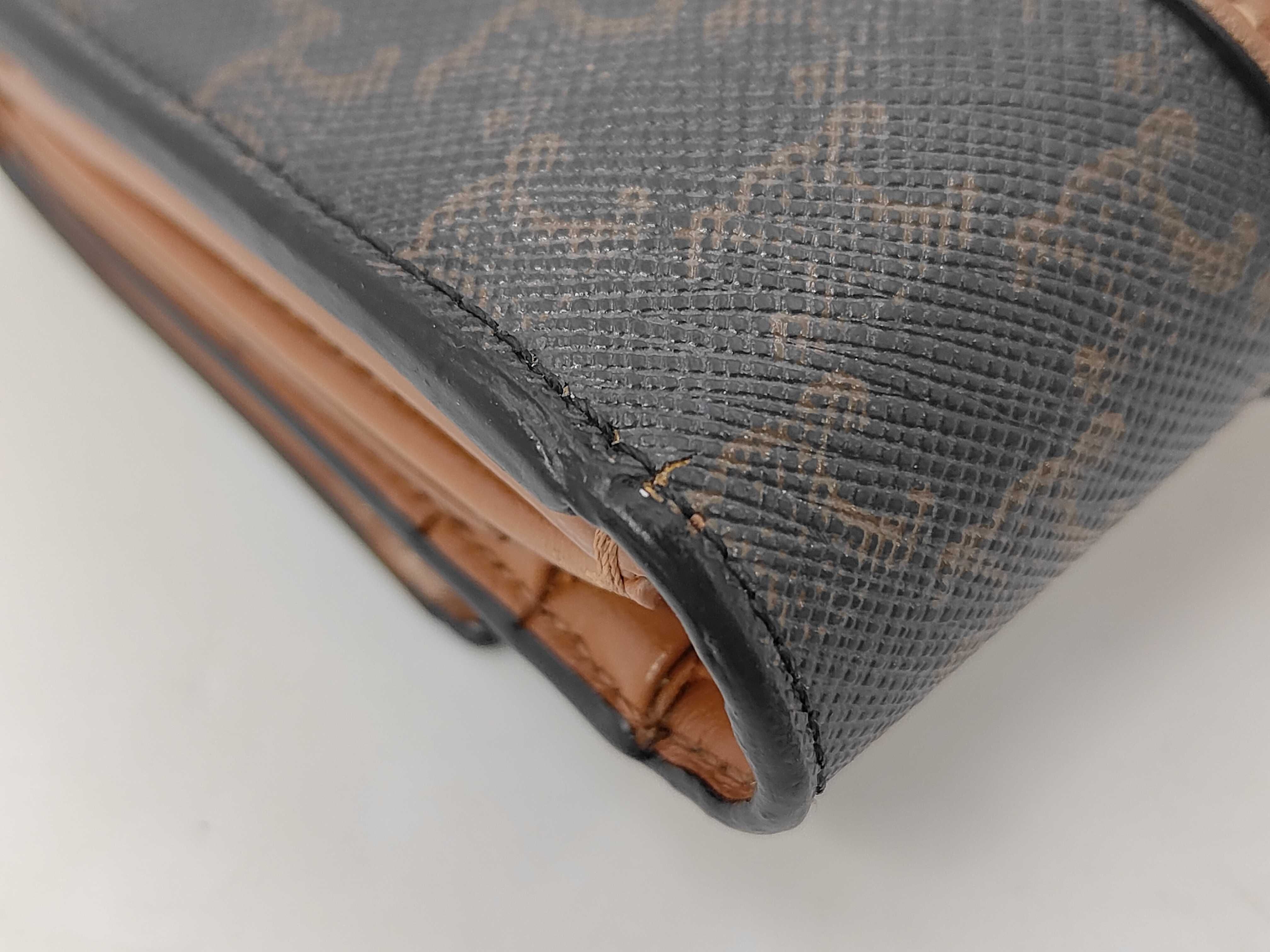 Triomphe Pattern Trifold Wallet - Compact Wallet — view 3