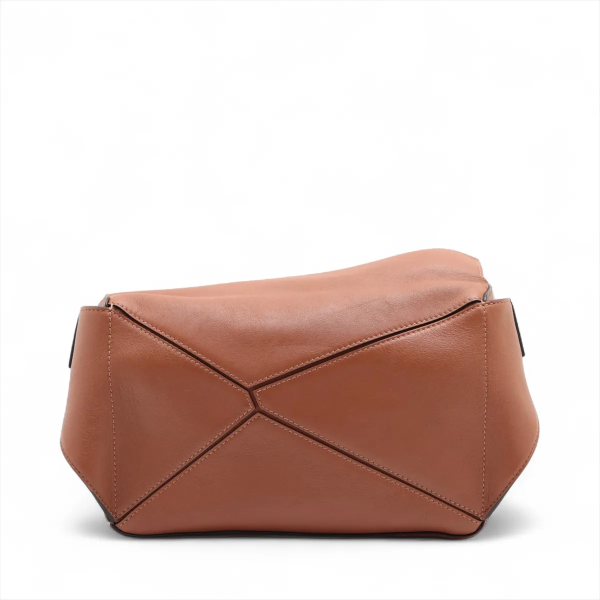 Puzzle Bum Bag Small Leather Body Bag Brown — view 2