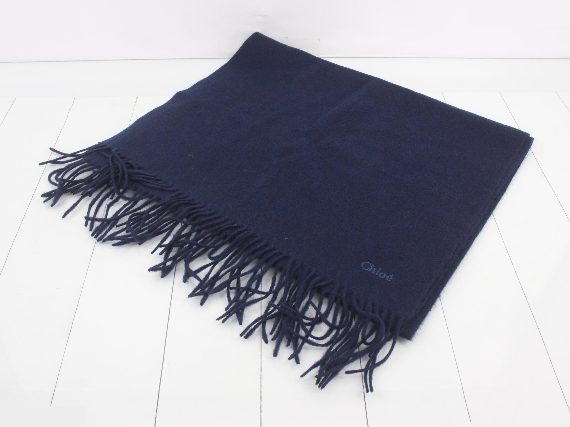 scarf, navy