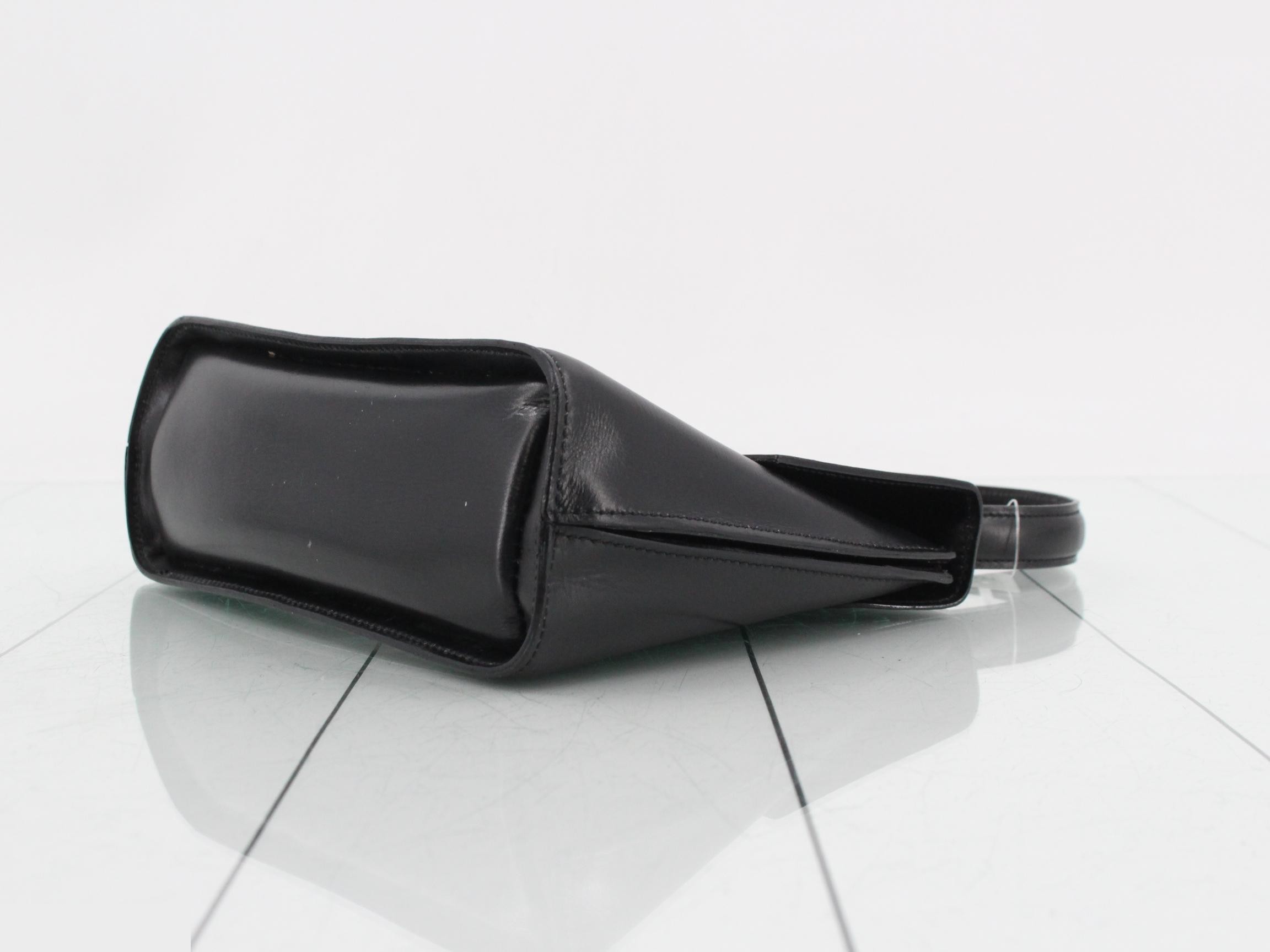 Handbag, leather, black — view 6