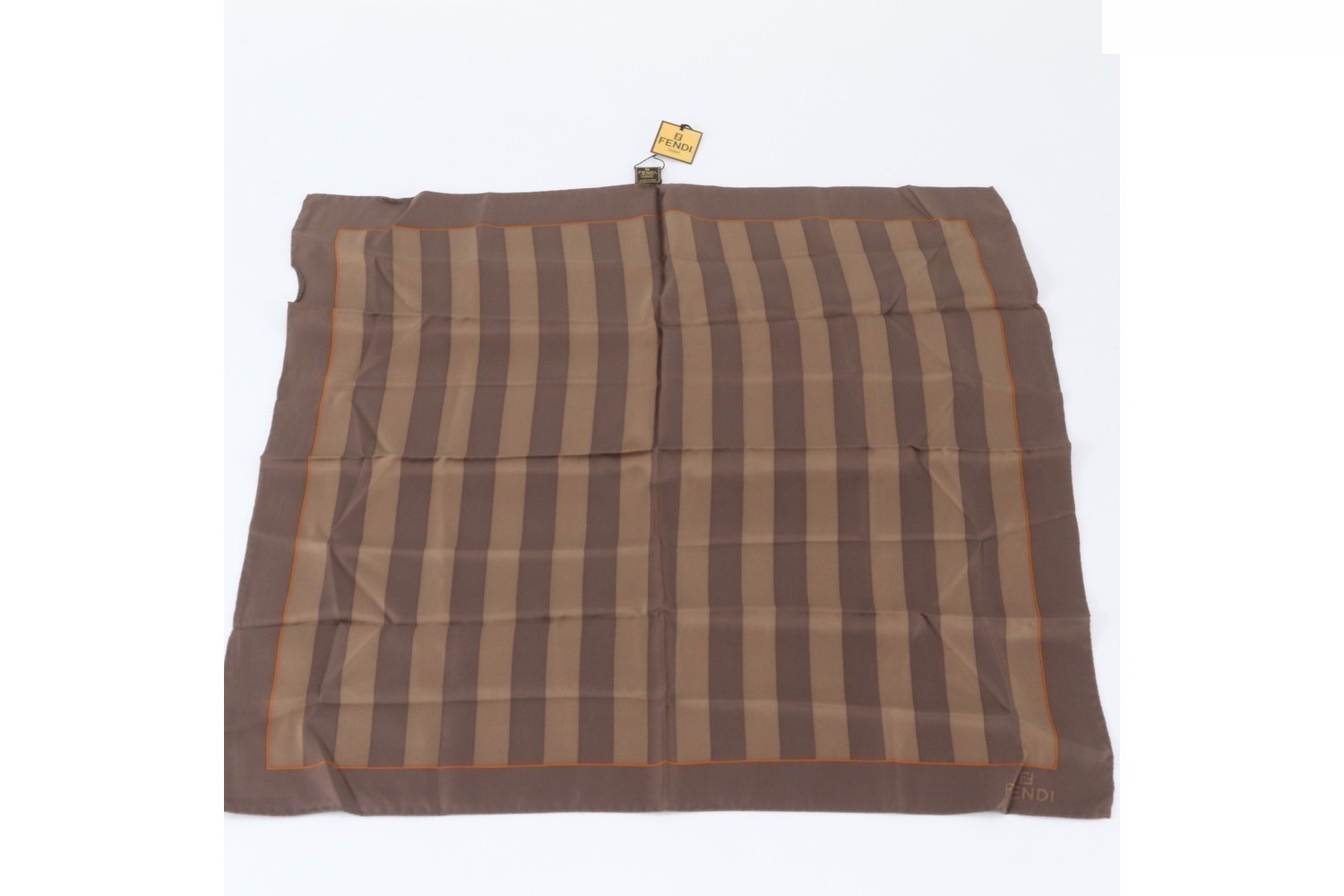 Pecan scarf with tags