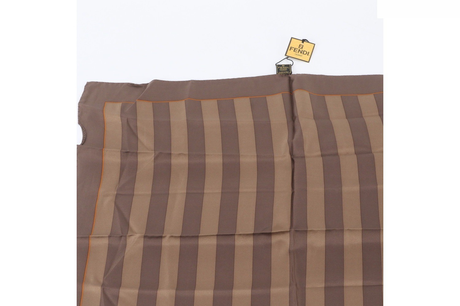 Pecan scarf with tags — view 3