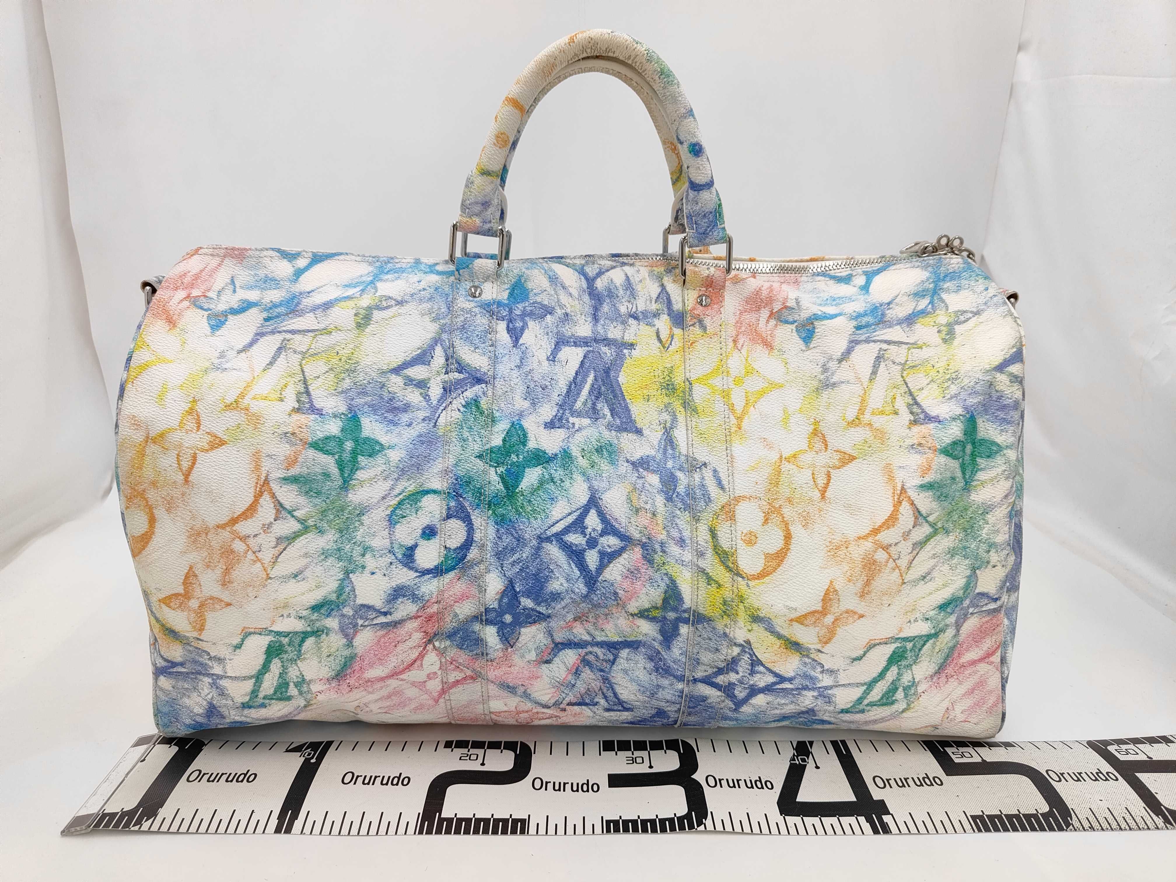 Keepall Bandoulière 50 Pastel Color Boston Bag — view 2