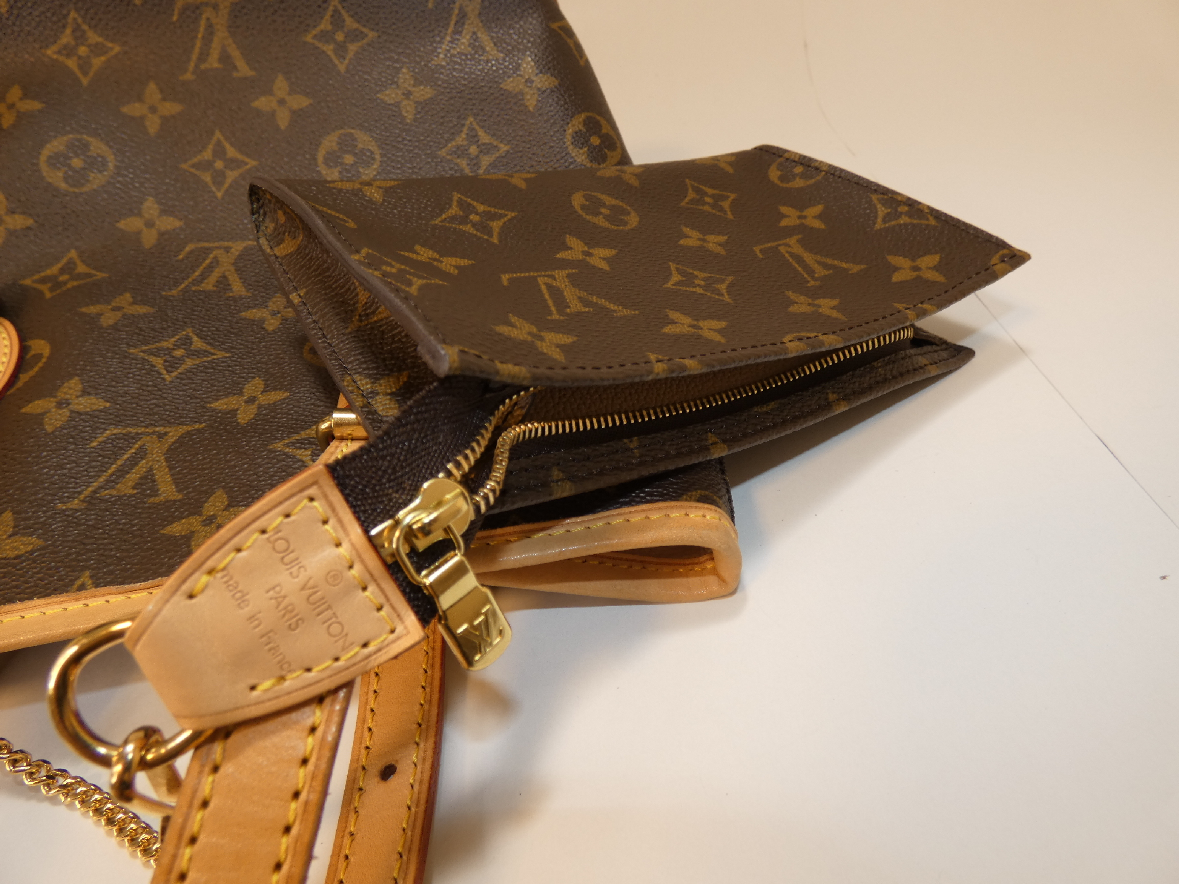 Bucket Monogram Tote Bag with Pouch — view 8