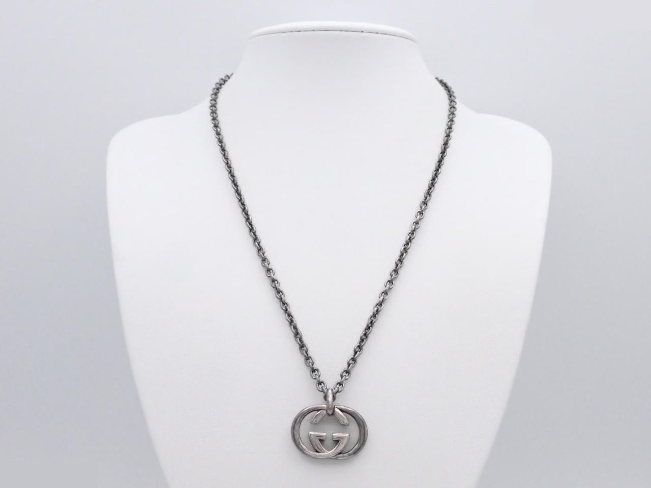 Interlocking G Necklace, SV925, 26.6g — view 3