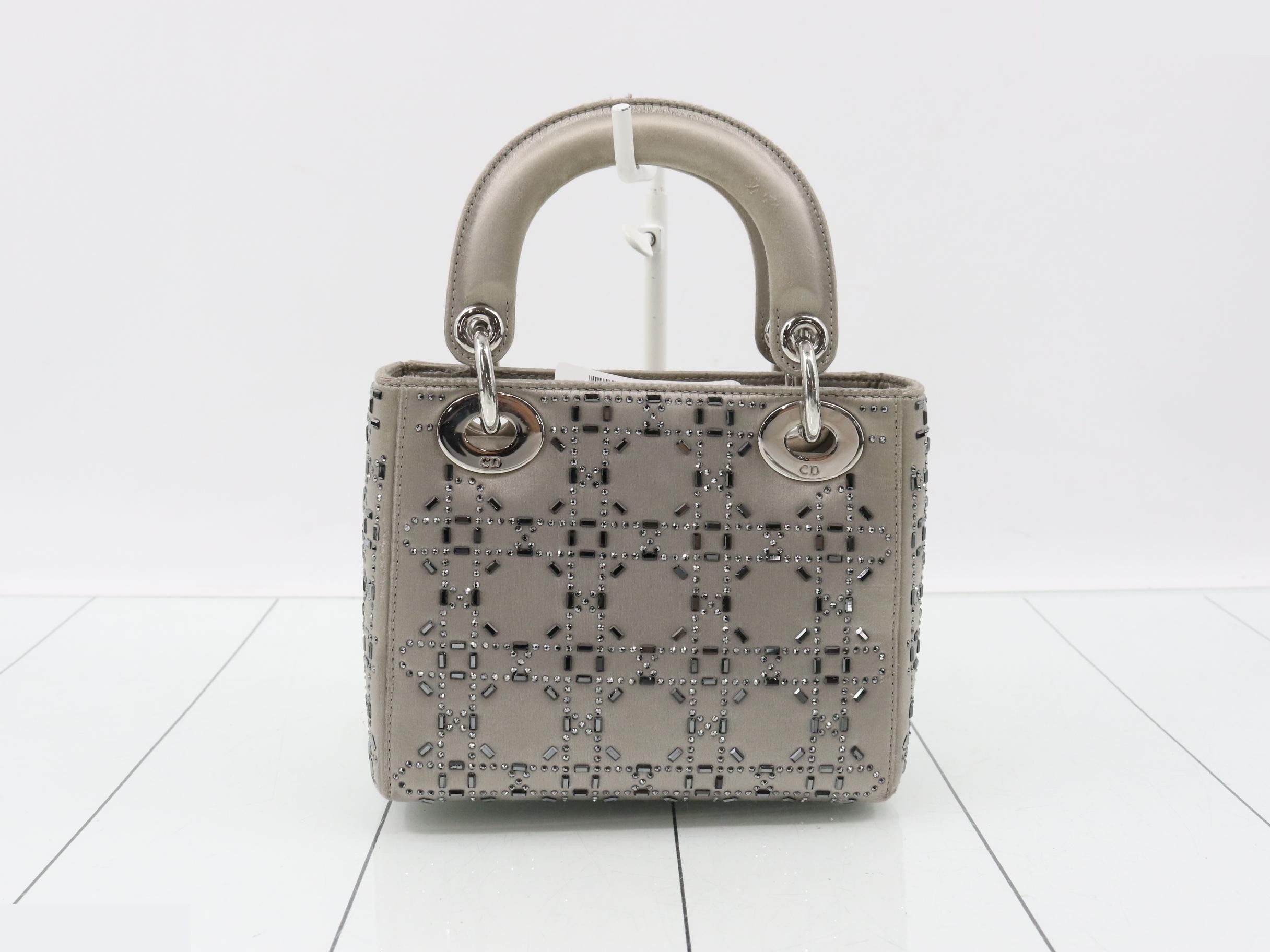 Lady Dior Studded Rhinestone 2-Way Handbag — view 2