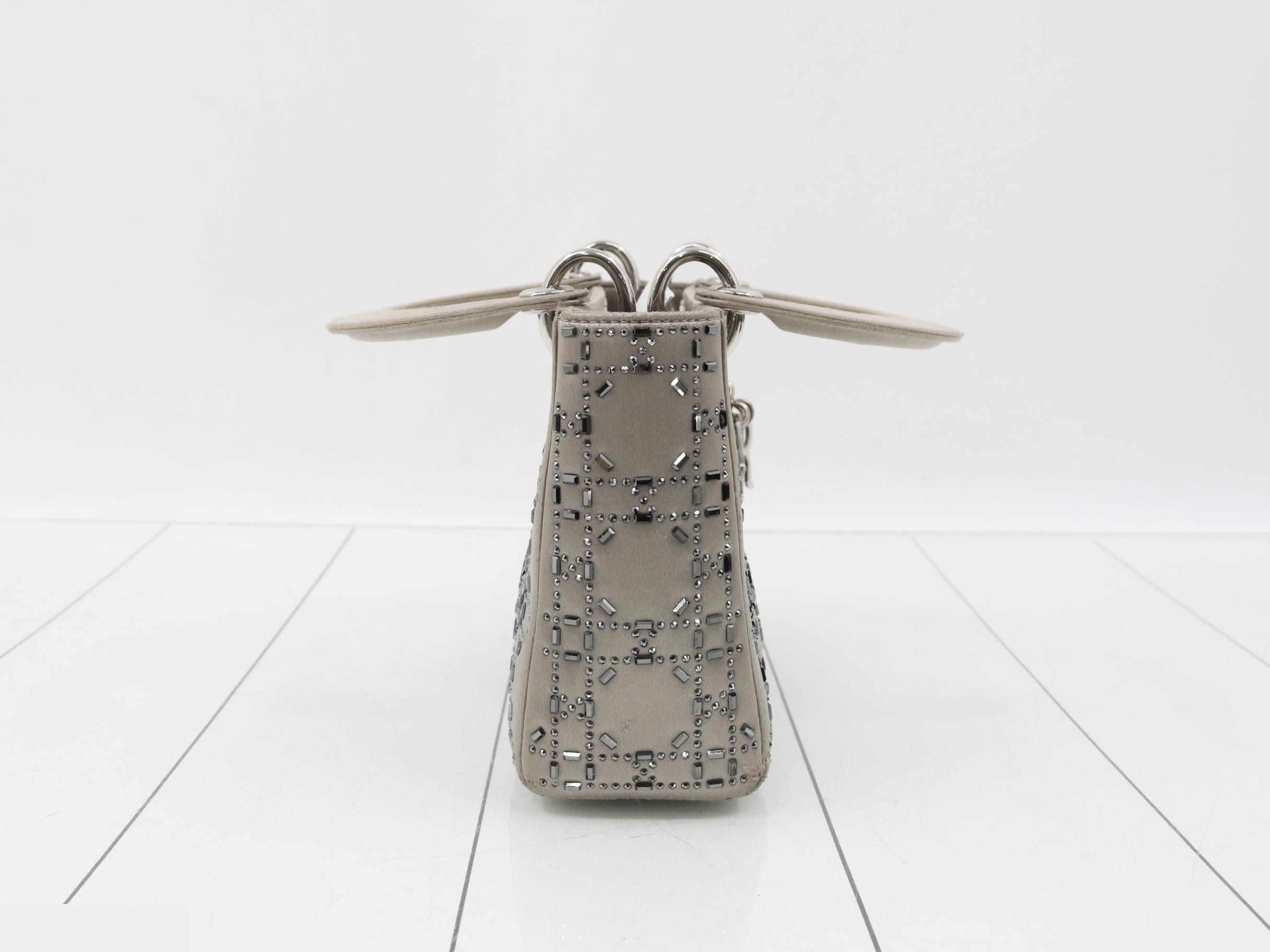 Lady Dior Studded Rhinestone 2-Way Handbag — view 4