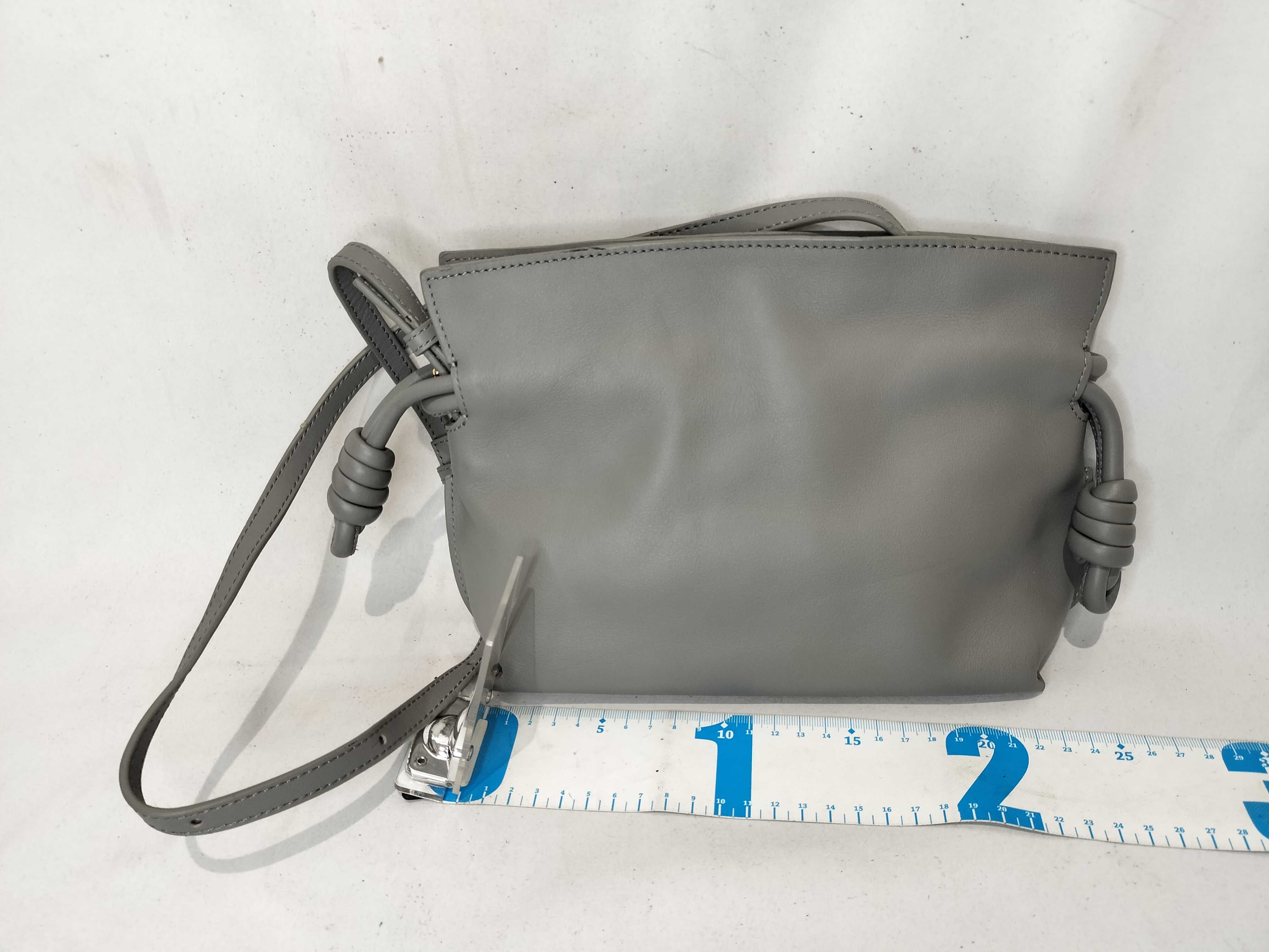 VN - Anagram Flamenco Clutch Mini Leather Shoulder Bag Khaki — view 3
