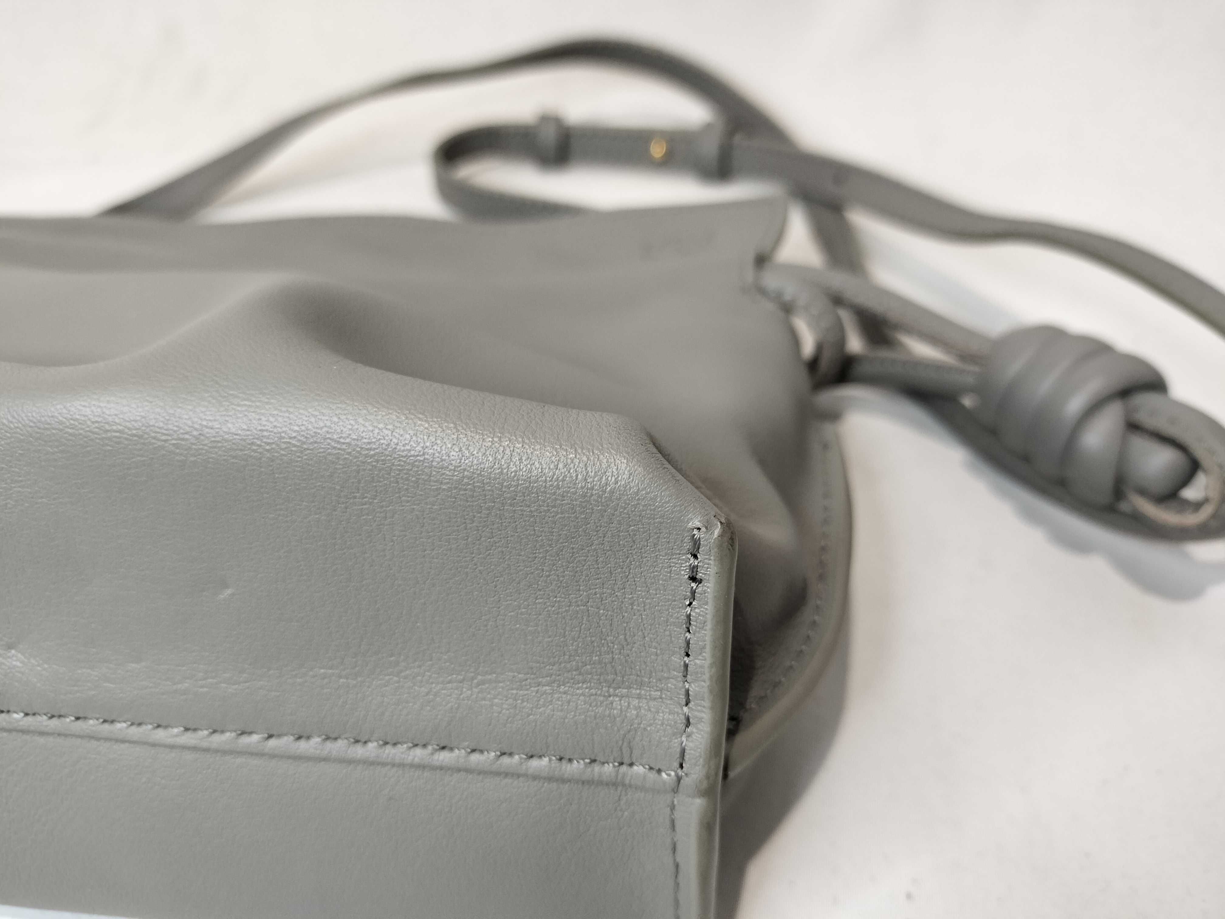 VN - Anagram Flamenco Clutch Mini Leather Shoulder Bag Khaki — view 7