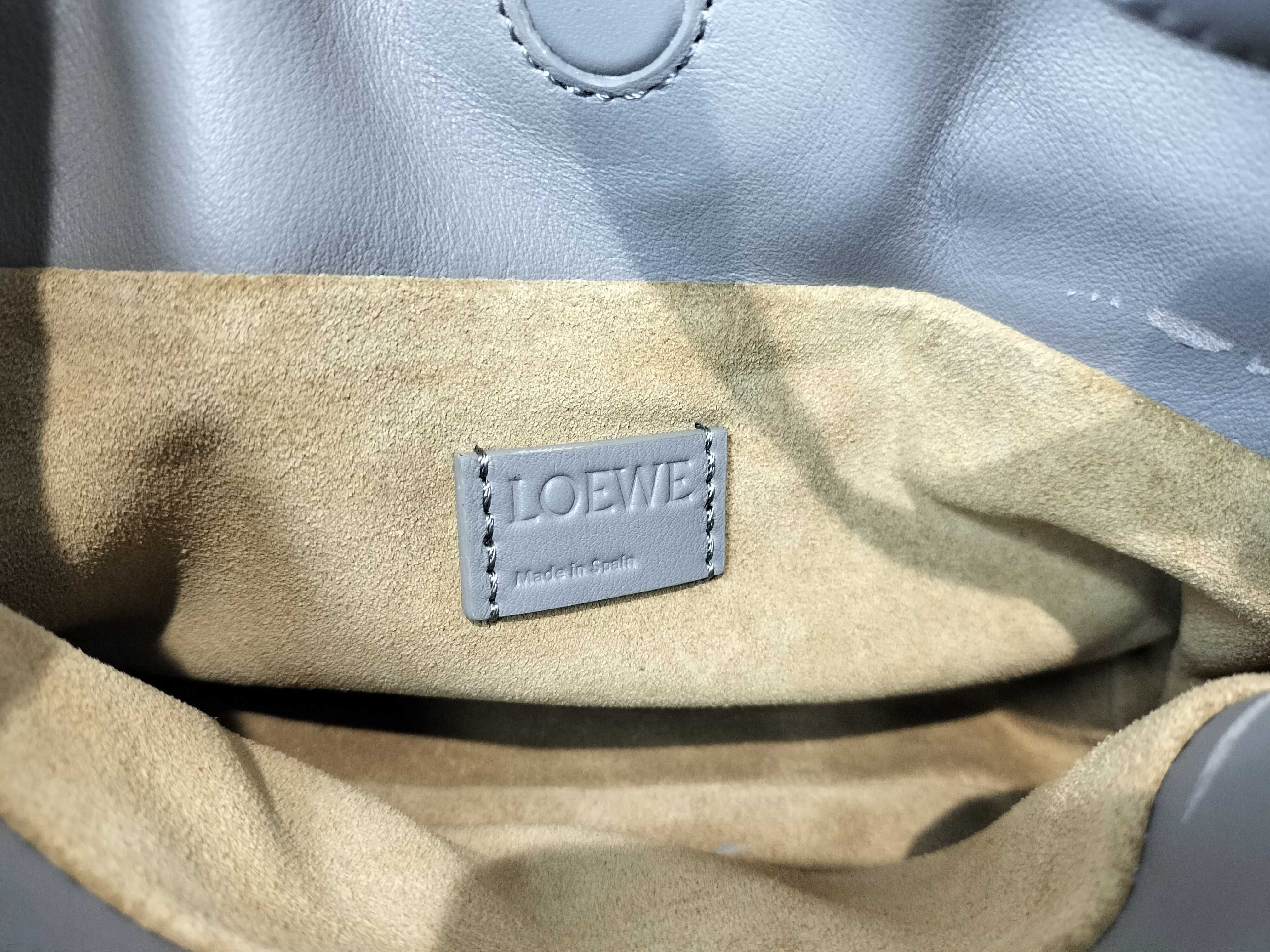 VN - Anagram Flamenco Clutch Mini Leather Shoulder Bag Khaki — view 10