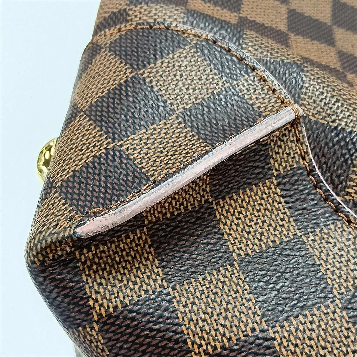 Damier Caïssa Hobo N41556 SR5105 Brown (Charm strap torn) — view 14