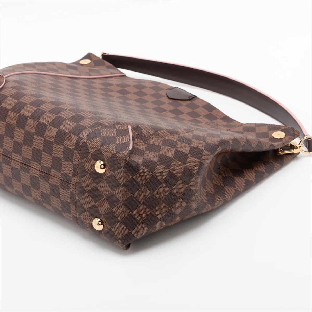 Damier Caïssa Hobo N41556 SR5105 Brown (Charm strap torn) — view 3