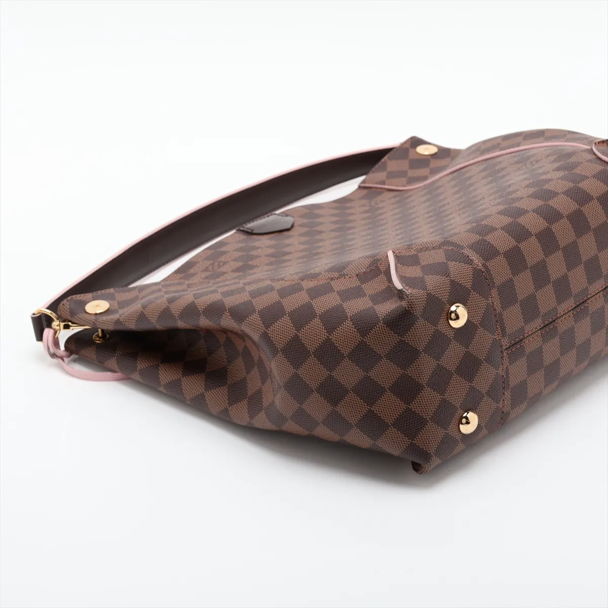 Damier Caïssa Hobo N41556 SR5105 Brown (Charm strap torn) — view 4