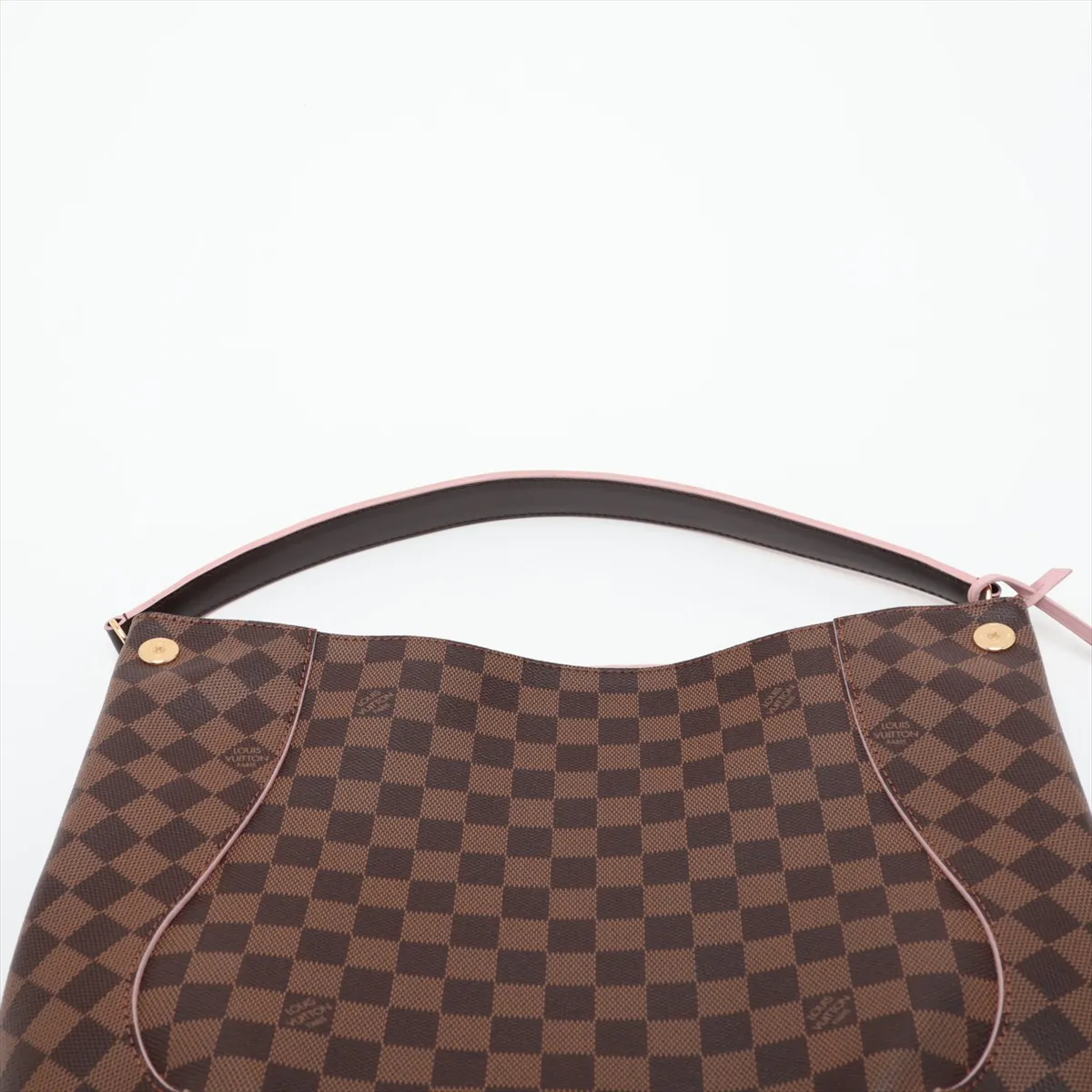 Damier Caïssa Hobo N41556 SR5105 Brown (Charm strap torn) — view 6