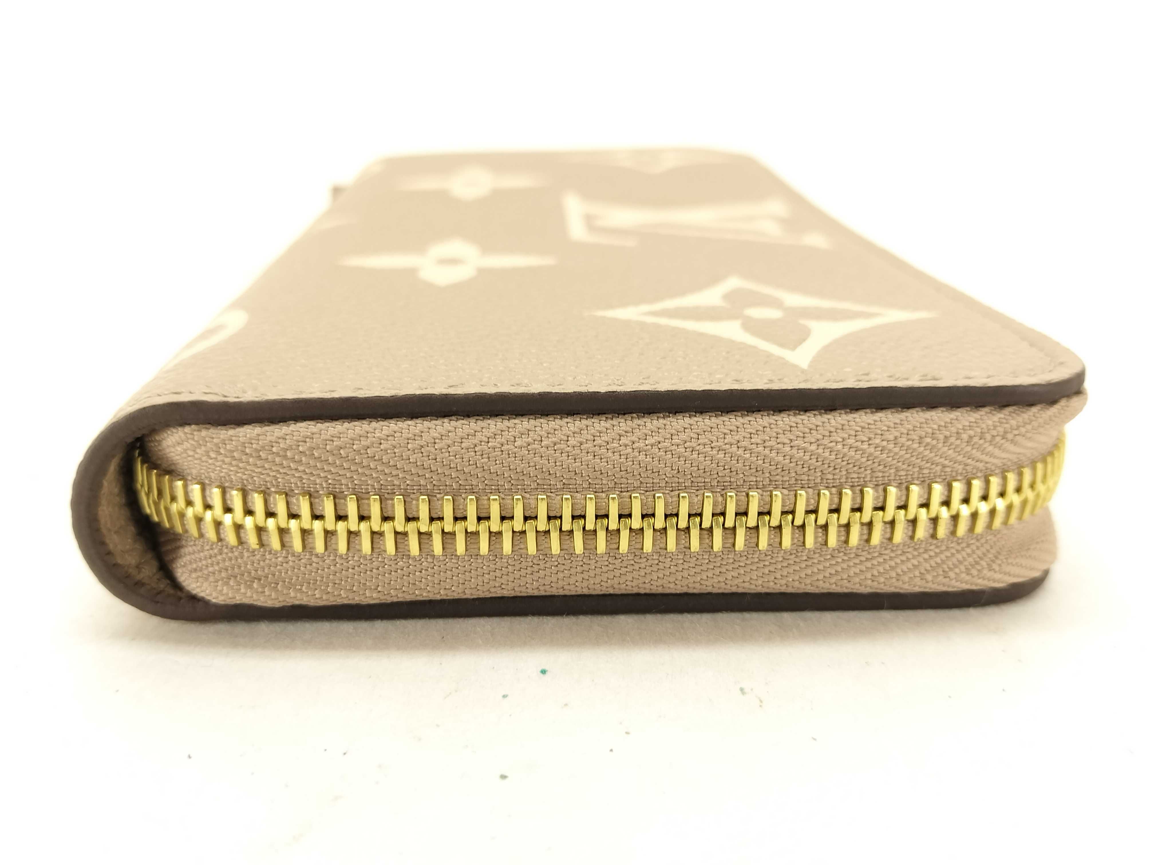 Monogram Empreinte Louis Vuitton Empreinte Zippy Wallet Beige — view 12